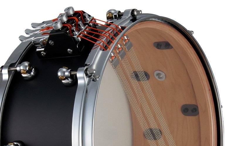Pearl Dennis Chambers 2023 Signtaure Snare in Matte Black - DC1465SC (3).jpg