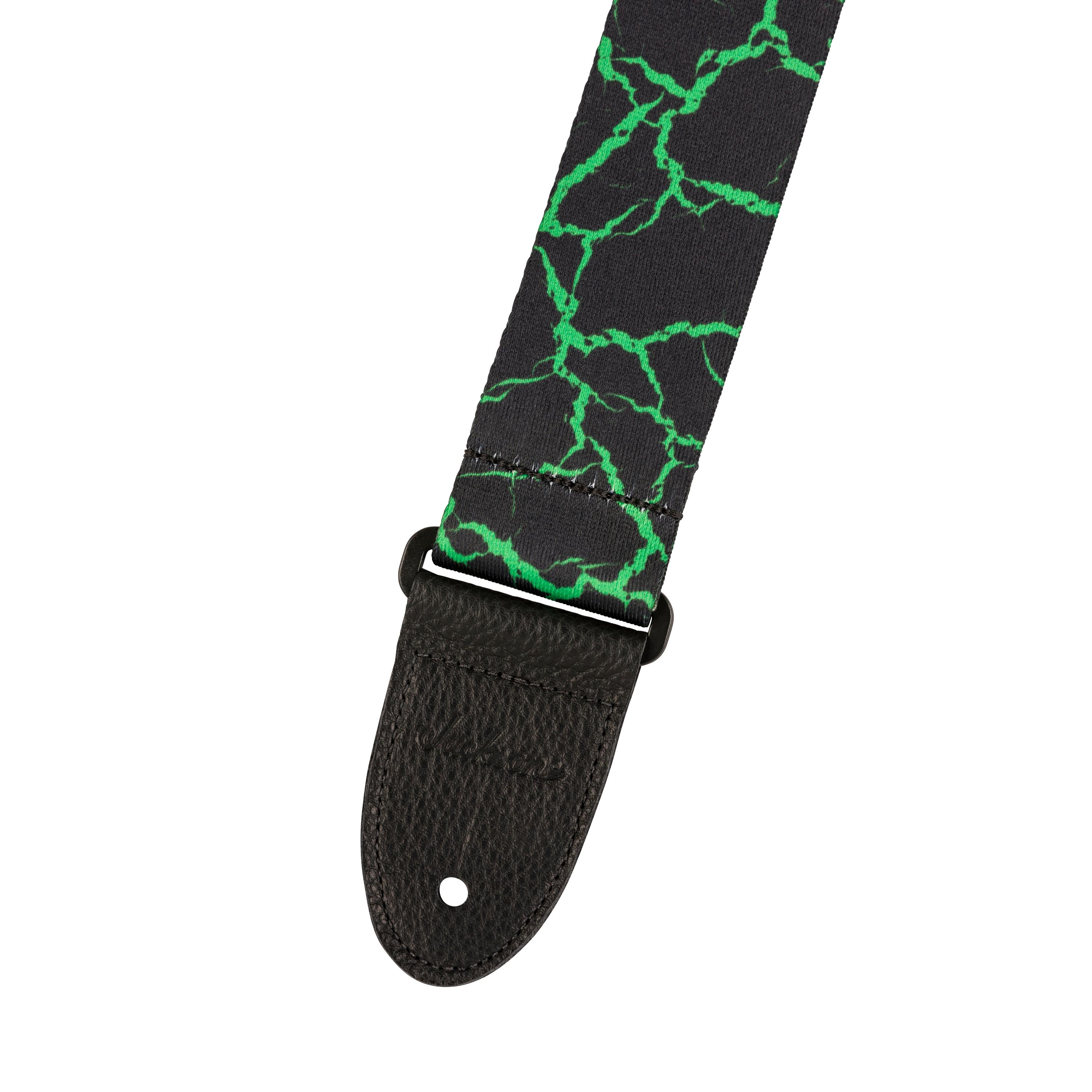 Jackson Green Crackle Polyester Guitar Strap - 2995371001-2.jpg