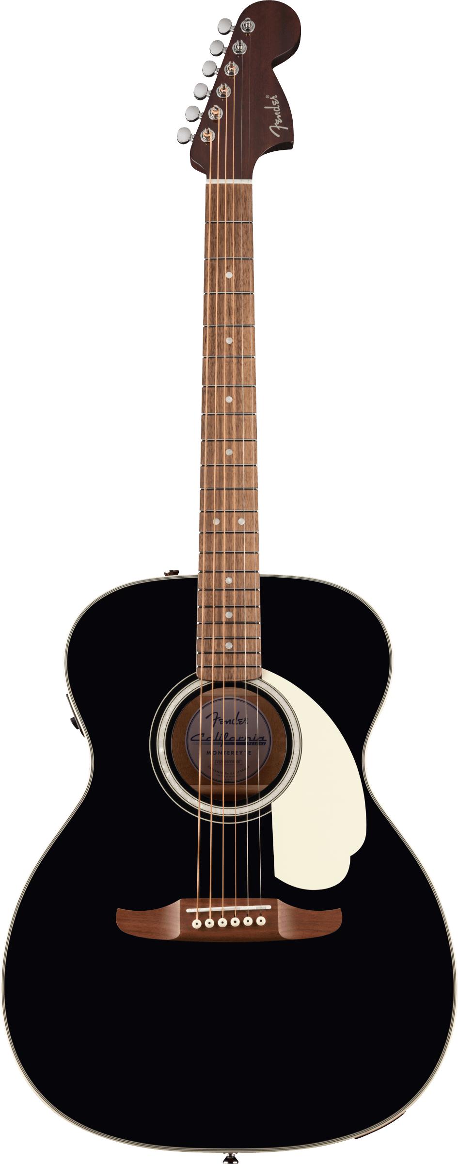 Fender California Deluxe Monterey Electro Acoustic Guitar in Black - 0974651506_fen_ins_frt_1_rr.jpg
