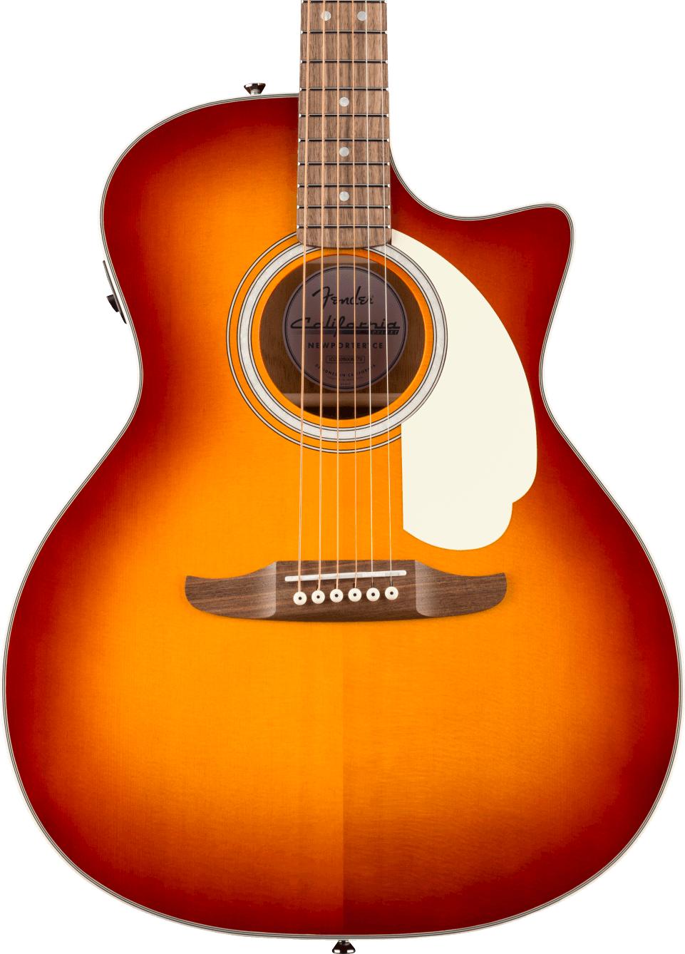 Fender California Deluxe Newporter Electro Acoustic Guitar in Sienna Sunburst - 0974691547_fen_ins_frt_1_rr.jpg