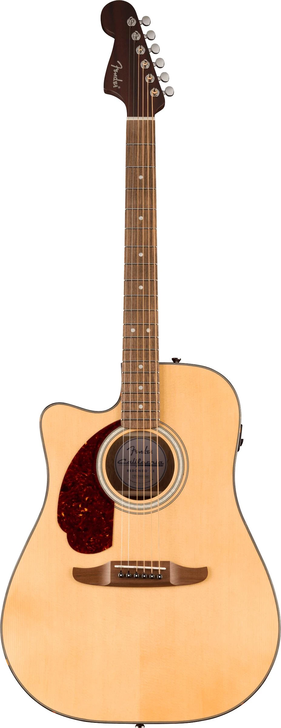 Fender Left Handed California Deluxe Redondo Electro Acoustic Guitar in Natural - 0974620721_fen_ins_frt_1_rl.jpg