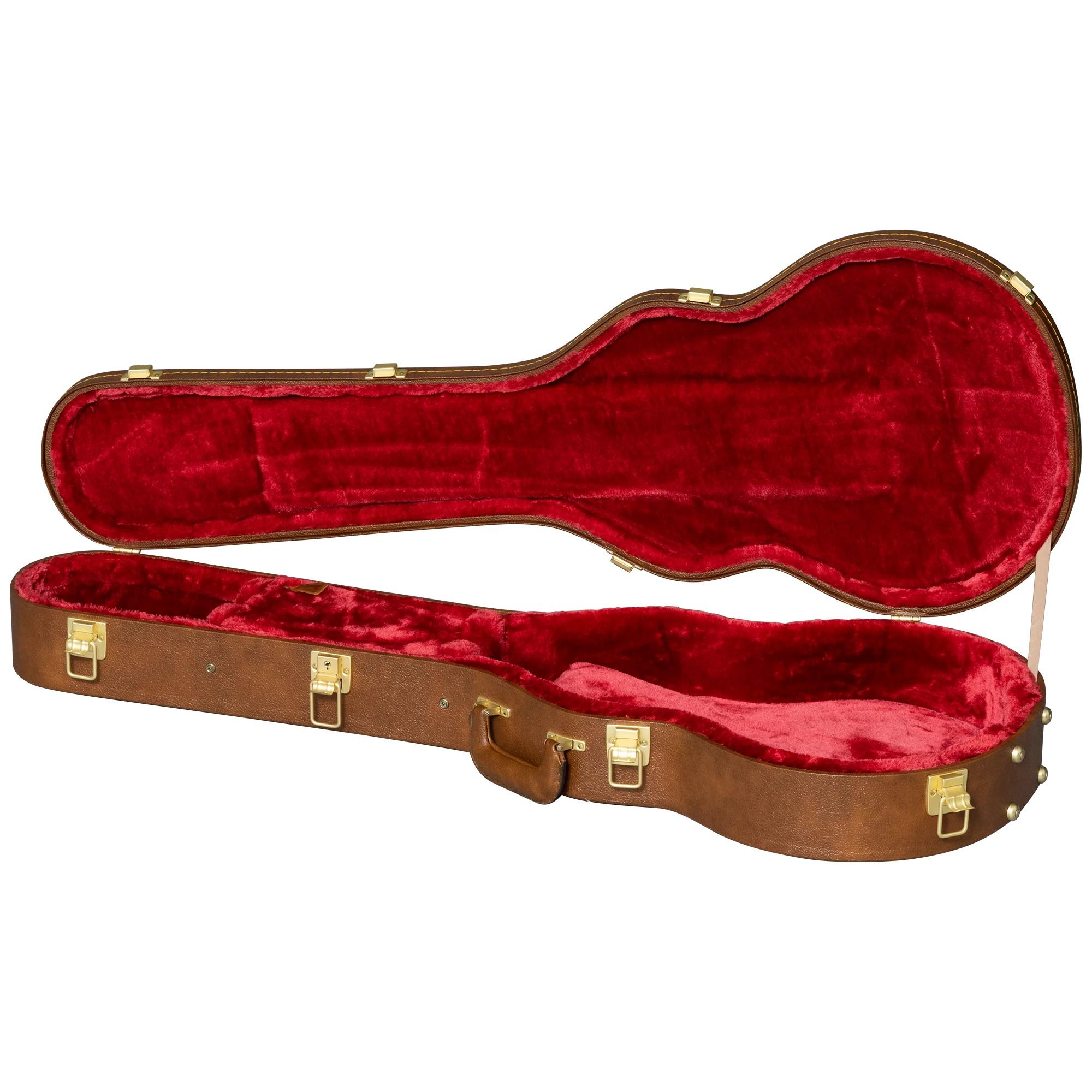 Gibson Les Paul Original Hardshell Case in Brown - ASLPCASE-ORG-Open.jpg