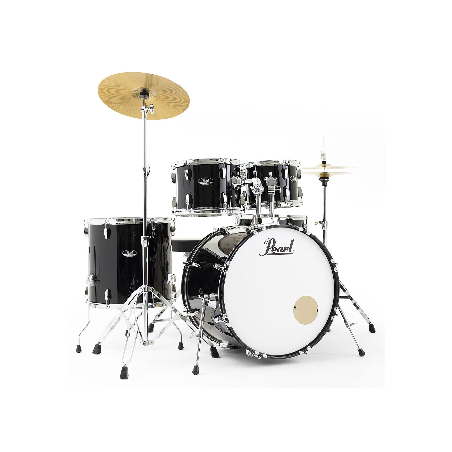 Pearl Roadshow 22" Acoustic Drum Kit in Black - pearl-roadshow-22-jet-black-with-solar-cymbals.jpg