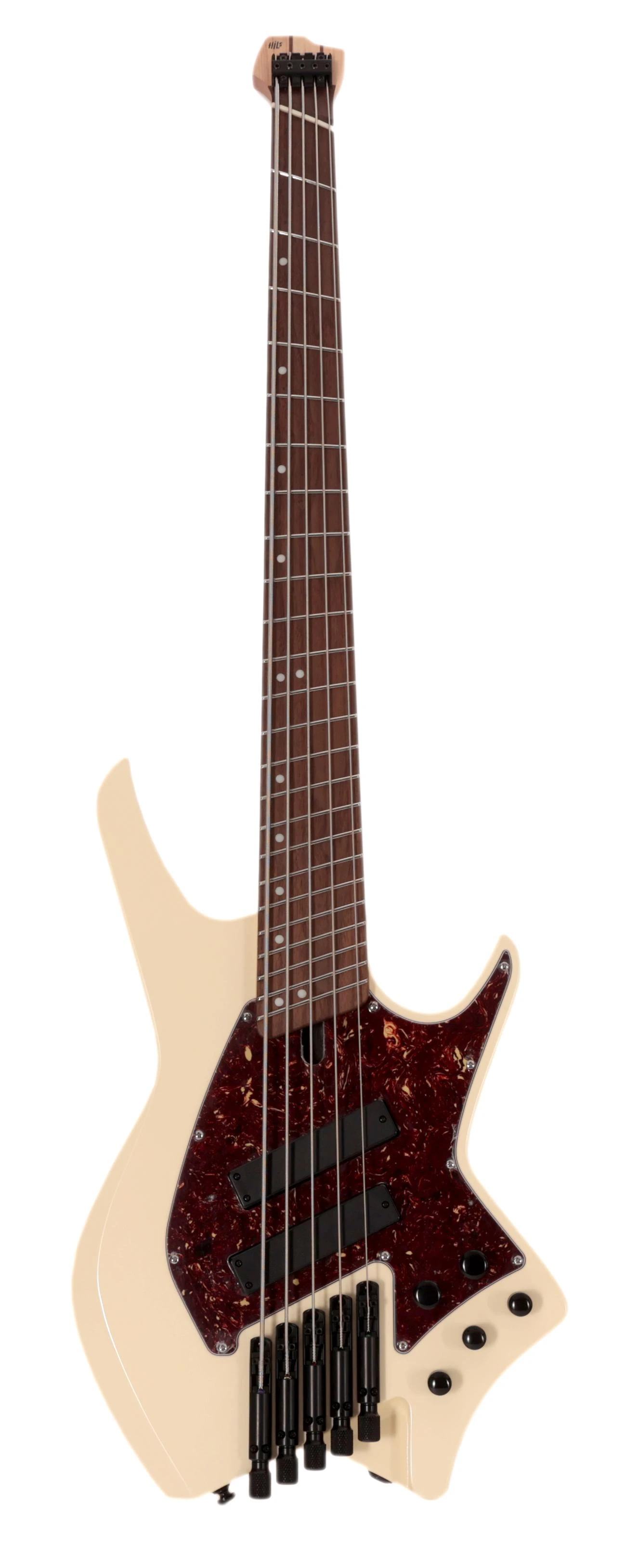 B Stock : Hils NEXT HNB5 5-String Bass Guitar in Gloss Ivory with Fanned Frets - 009 - HNB5G-NS-IV   (2).jpg