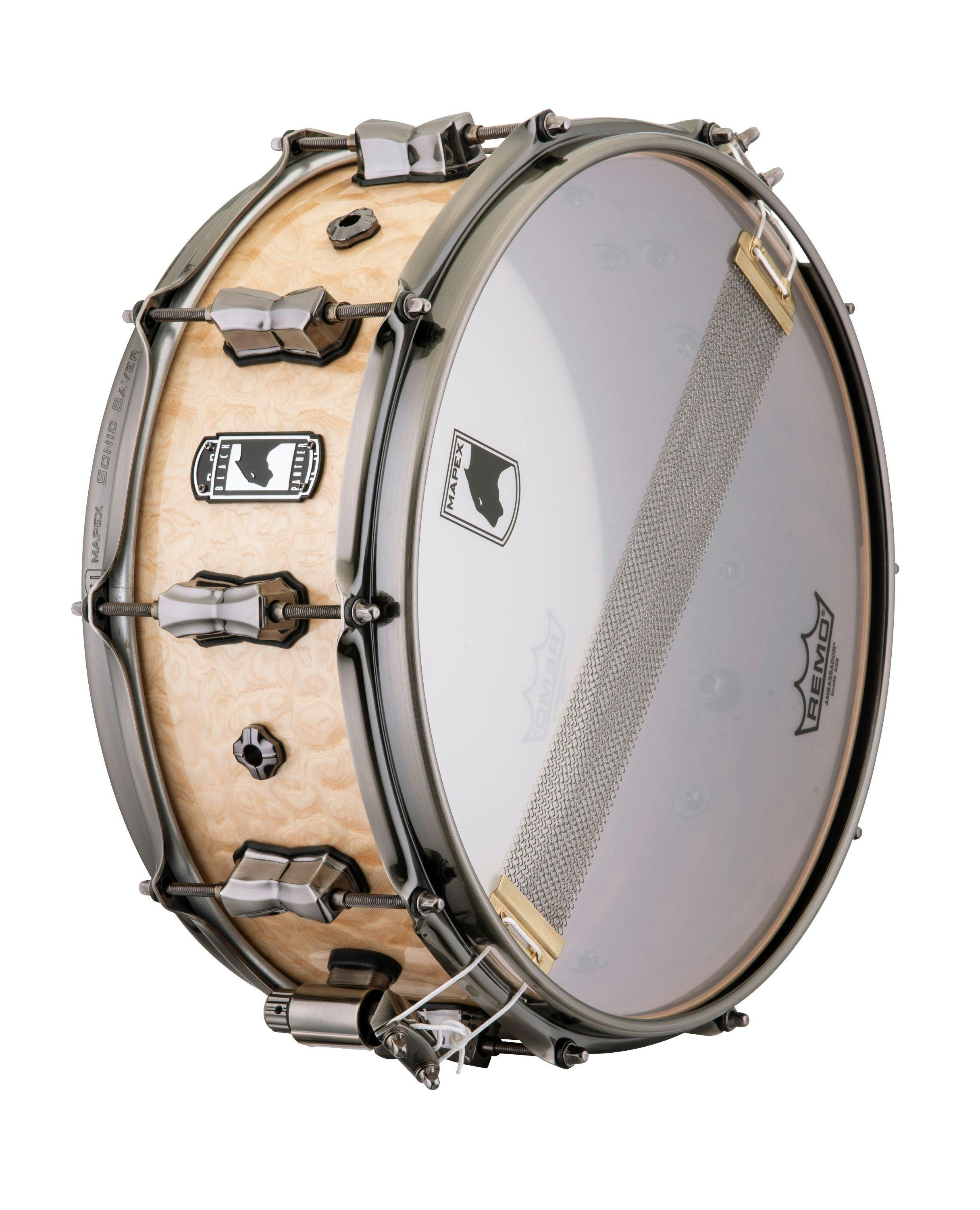 Mapex Black Panther PEGASUS 14x5.5 Maple/Walnut Hybrid Snare - 397791-Pegasus_BPNMW4550LXN_4.jpg