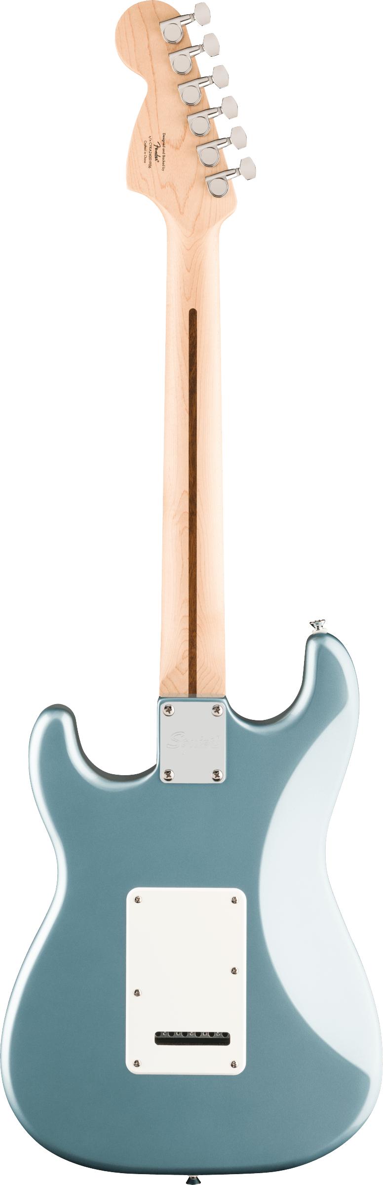 B Stock : Squier Affinity Series Stratocaster Junior HSS Laurel Fingerboard in Ice Blue Metallic - 001 - 0378180583_sqr_ins_bck_1_rl.jpg