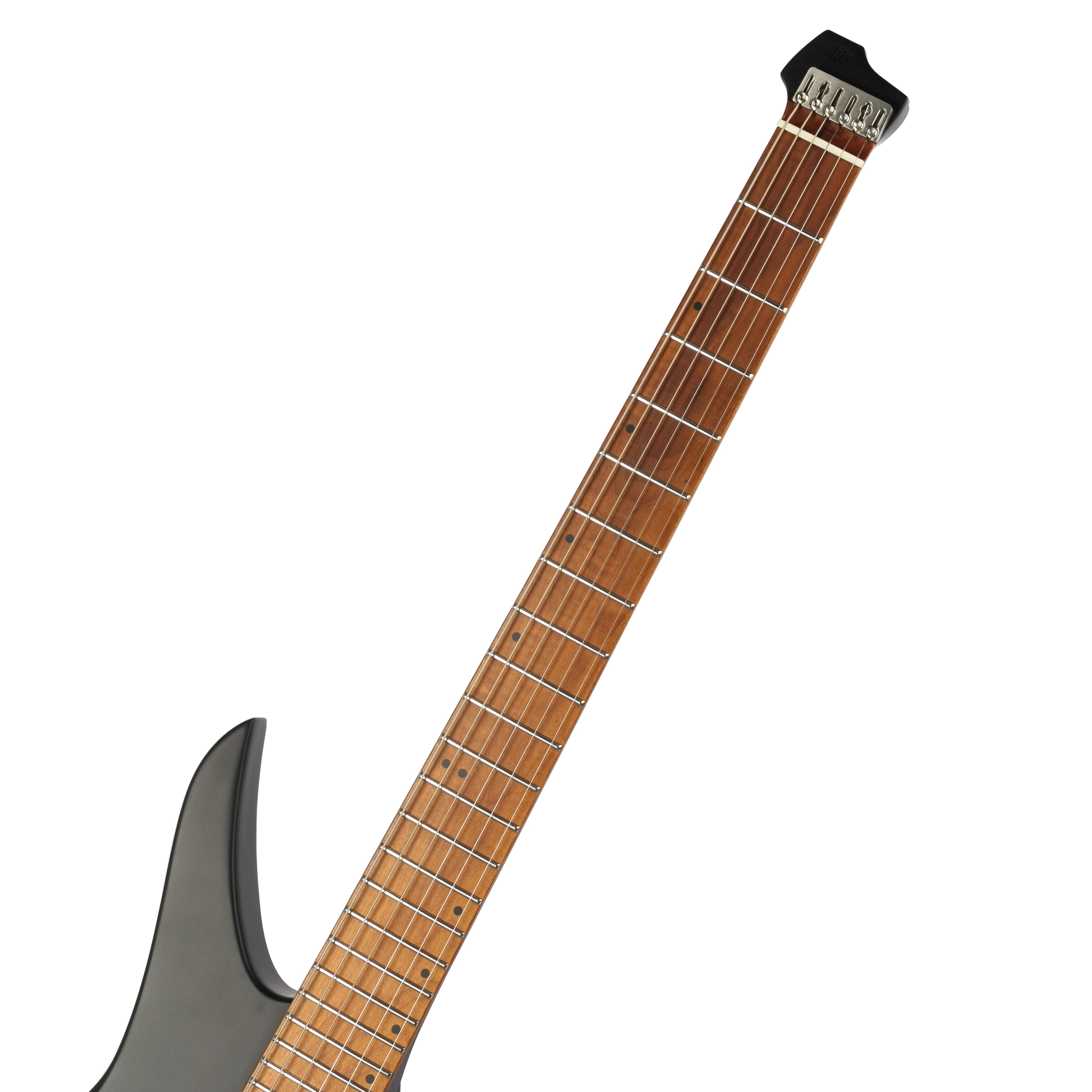 B Stock : HILS NEXT HN4 Headless Electric Guitar in Satin Black - 008 - HN4SBK Neck.jpg