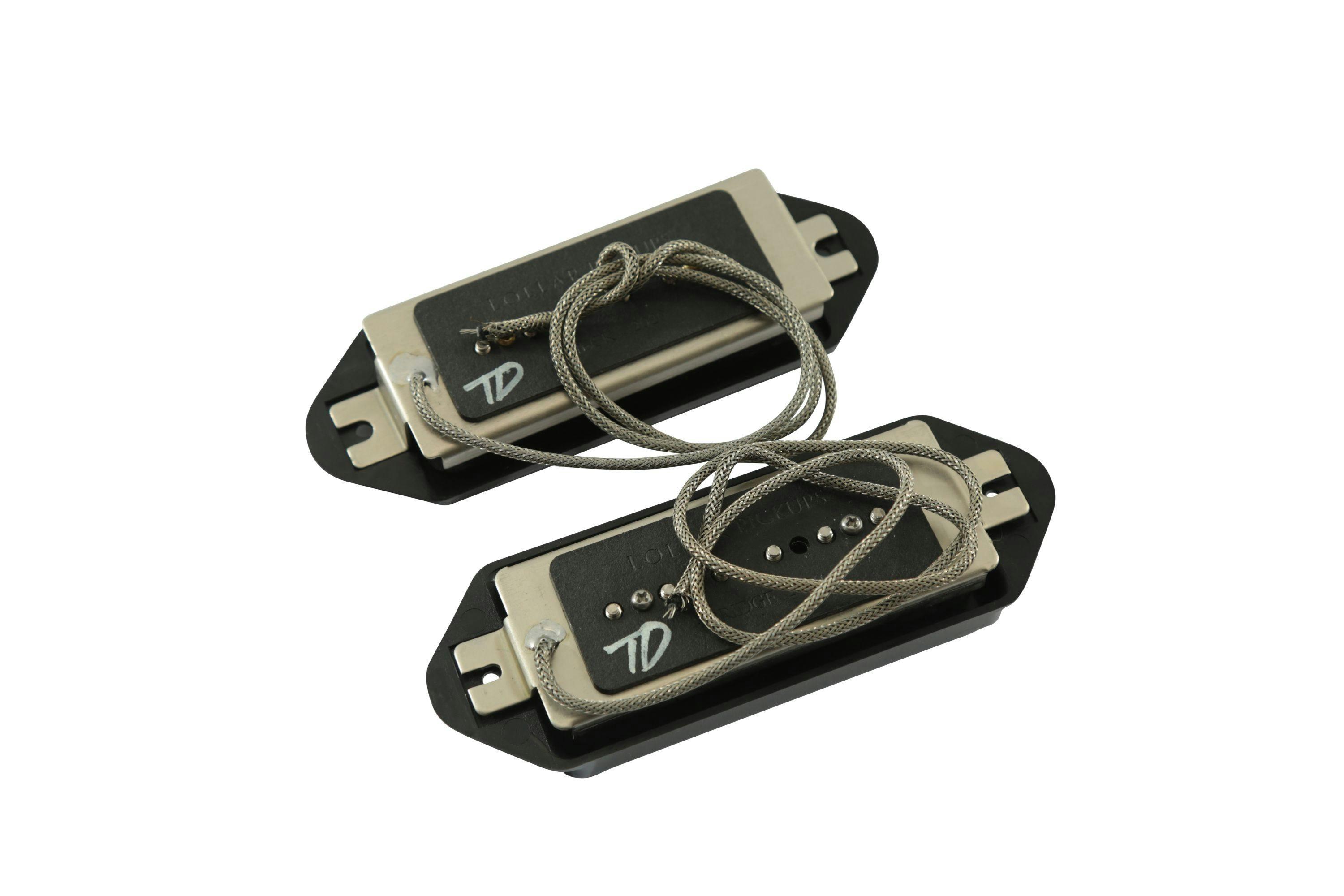 B Stock : Lollar P90 Dogear Pickup Set in Black - Tall Neck, Tall Bridge - 001 - 422708-103021115111 (4).jpg