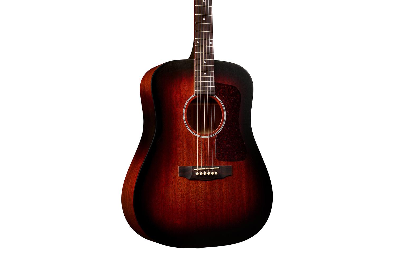 Guild USA D-20E Vintage Sunburst Electro Acoustic Guitar - GUSD20VSE-4.jpg