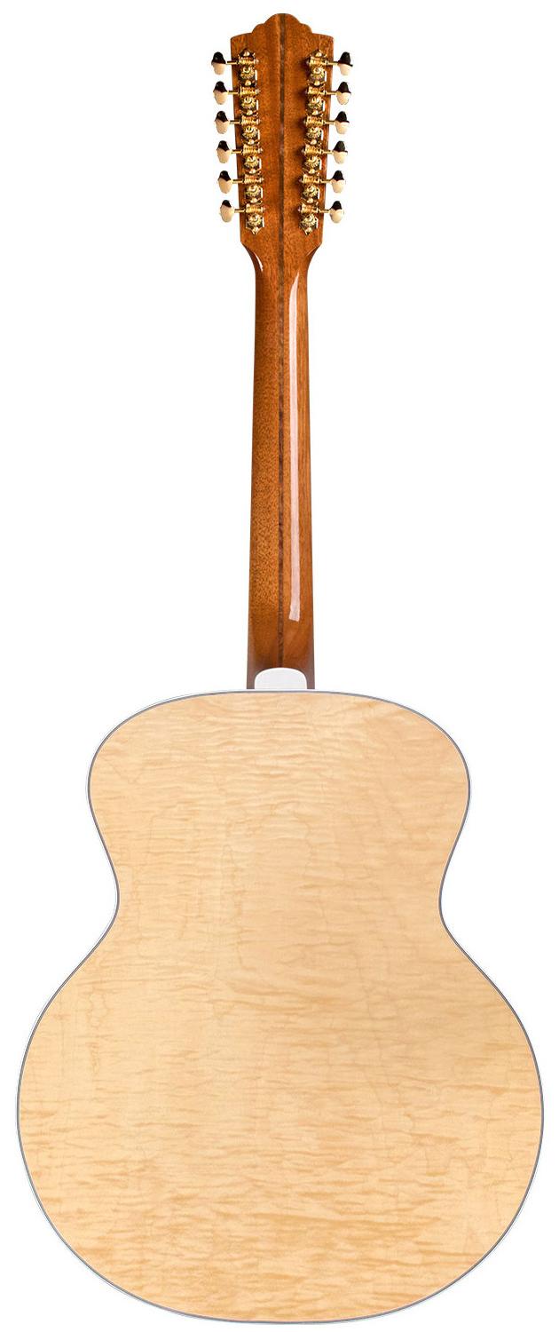 Guild USA F-512E Maple Blonde 12-String Electro Acoustic Guitar - GUSF51EMB12-3.jpg