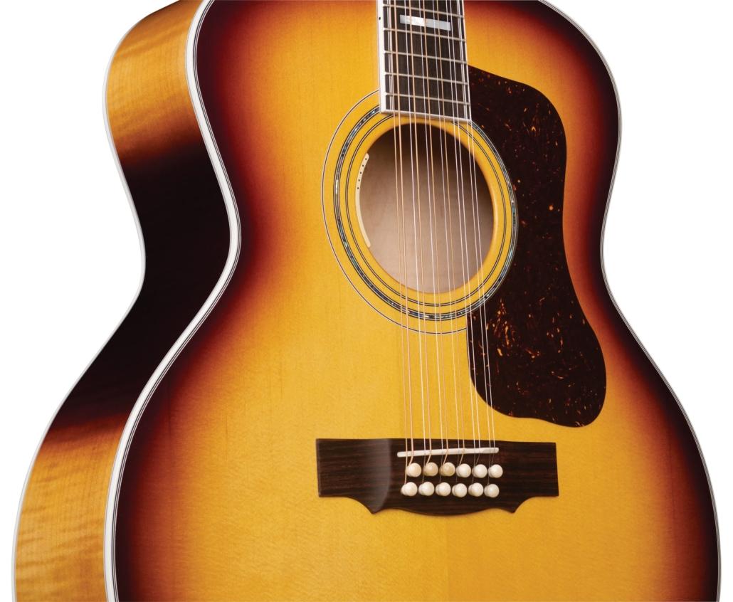 Guild USA F-512E Maple Antique Burst 12-String Electro Acoustic Guitar - GUSF51EMA12-4.jpg