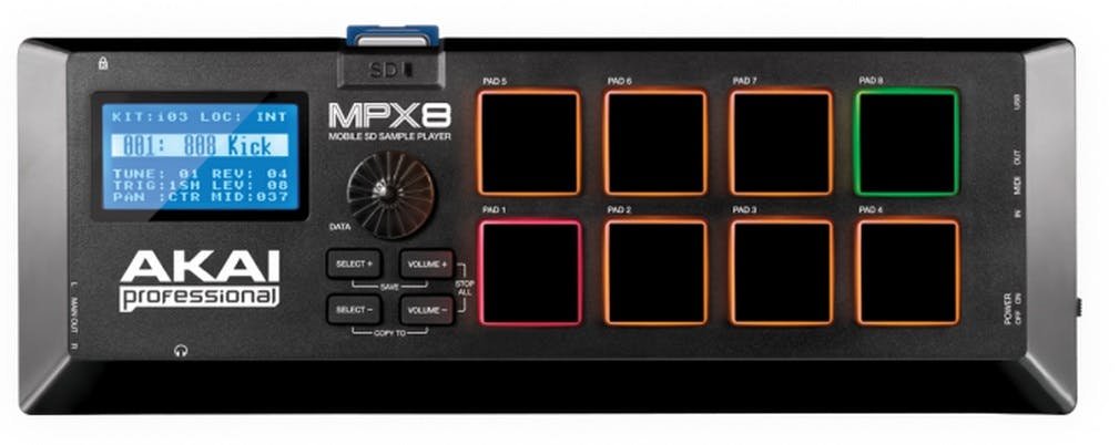 DTM・DAW AKAI MPX8 Akai Professional MPX8 SD Card Sample Player - Andertons Music Co.