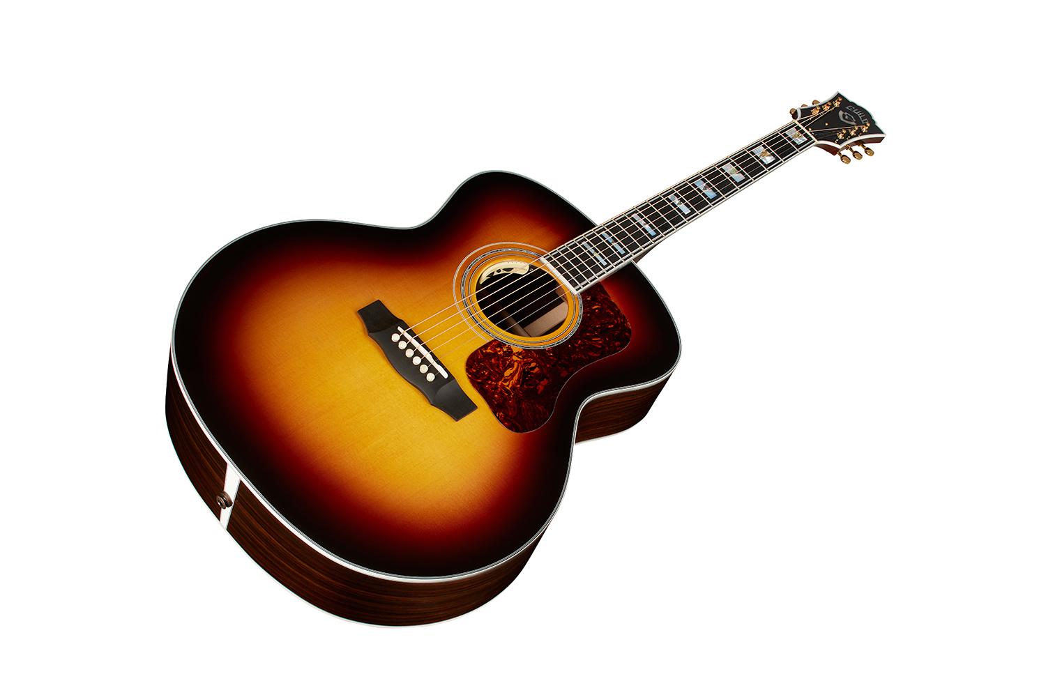 Guild USA F-55E Antique Burst Electro Acoustic Guitar - GUSF55ABE-5.jpg