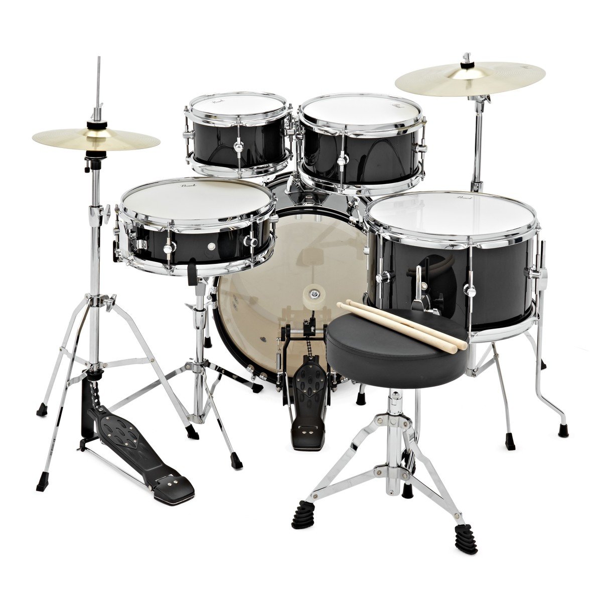 Pearl Roadshow Junior 16" Acoustic Drum Kit in Jet Black - RSJ465CC31 (1).jpg