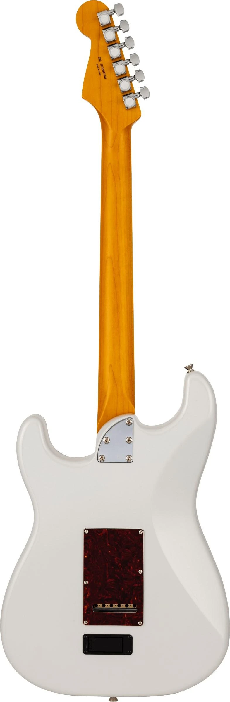 Fender Made in Japan Active Modern Stratocaster HSS Electric Guitar in Feather Grey - 5700300305-Back.jpg