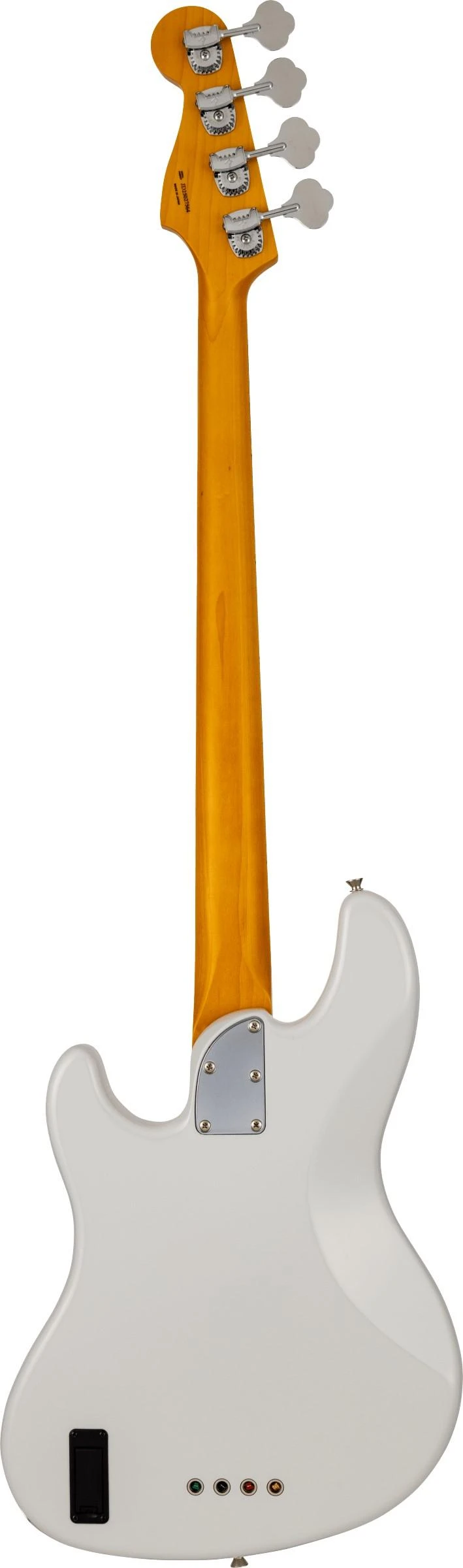 Fender Made in Japan Active Modern Jazz Bass Guitar in Feather Grey - 5702100305-Back.jpg