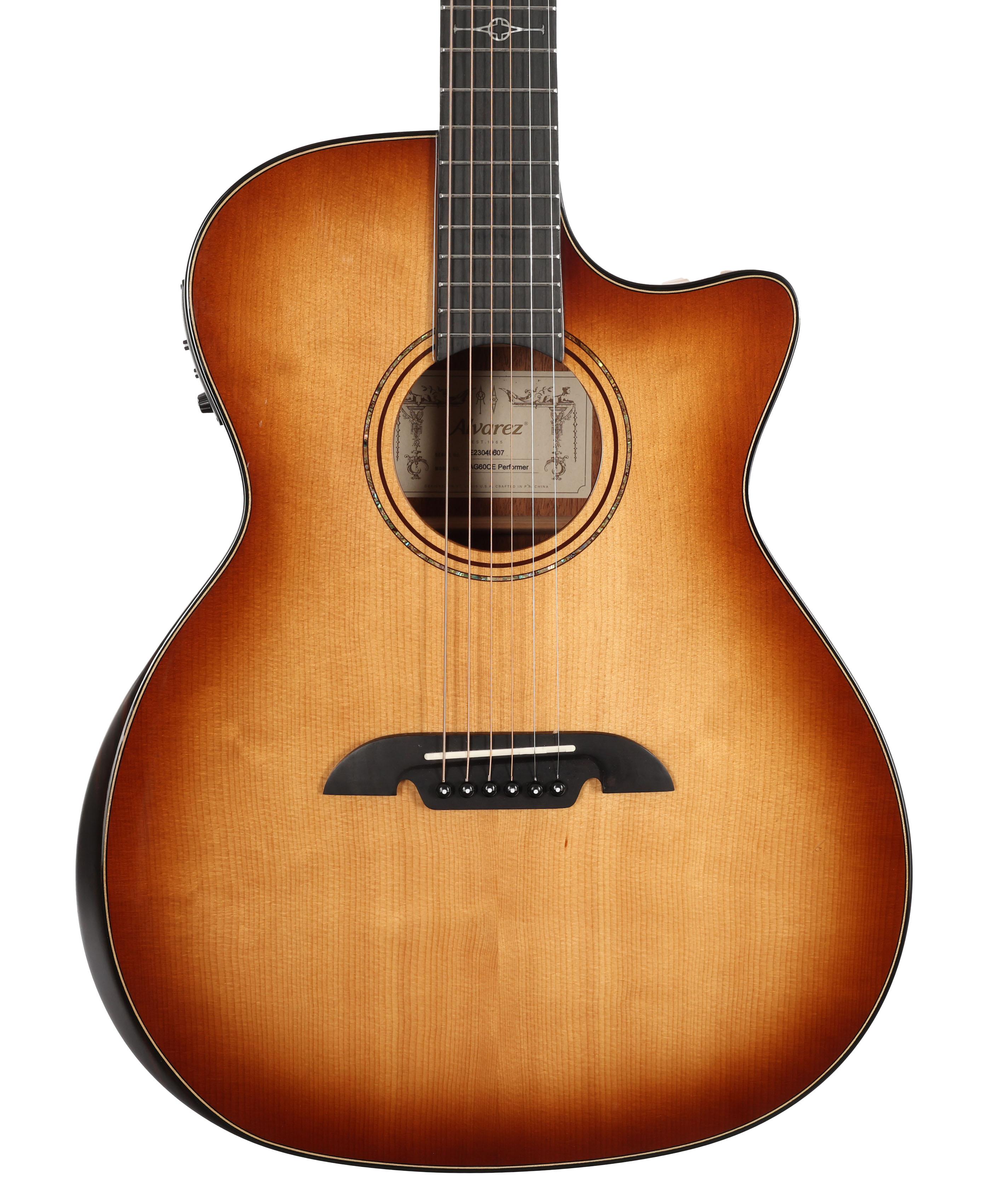 Second Hand Alvarez Performer AG60CE Grand Auditorium Acoustic in Shadowburst 565 - SH-241-6565 (2).jpg