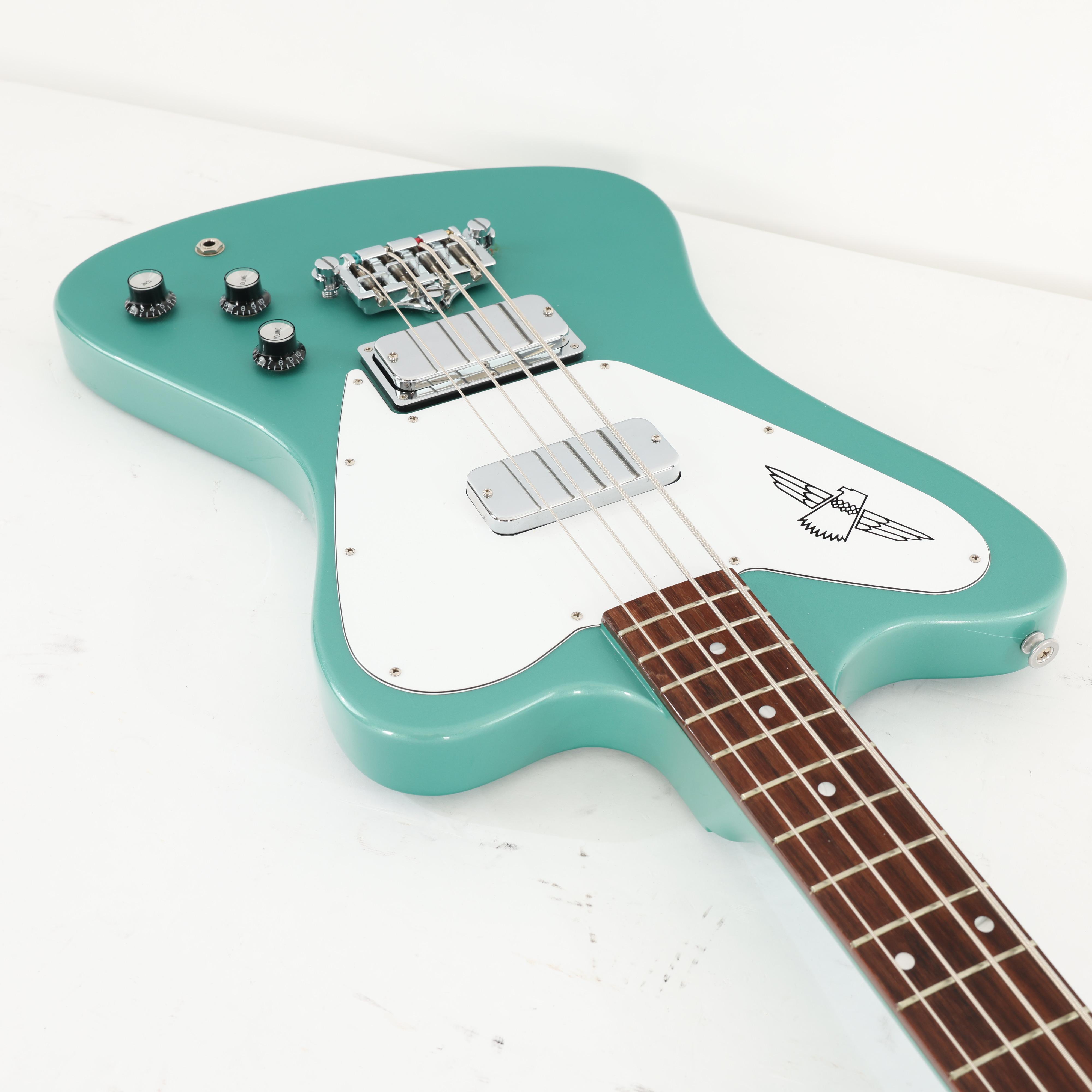 Second Hand Gibson Non-Reverse Thunderbird Bass Guitar In Inverness Green 049 - SH-227-1049 (7).jpg