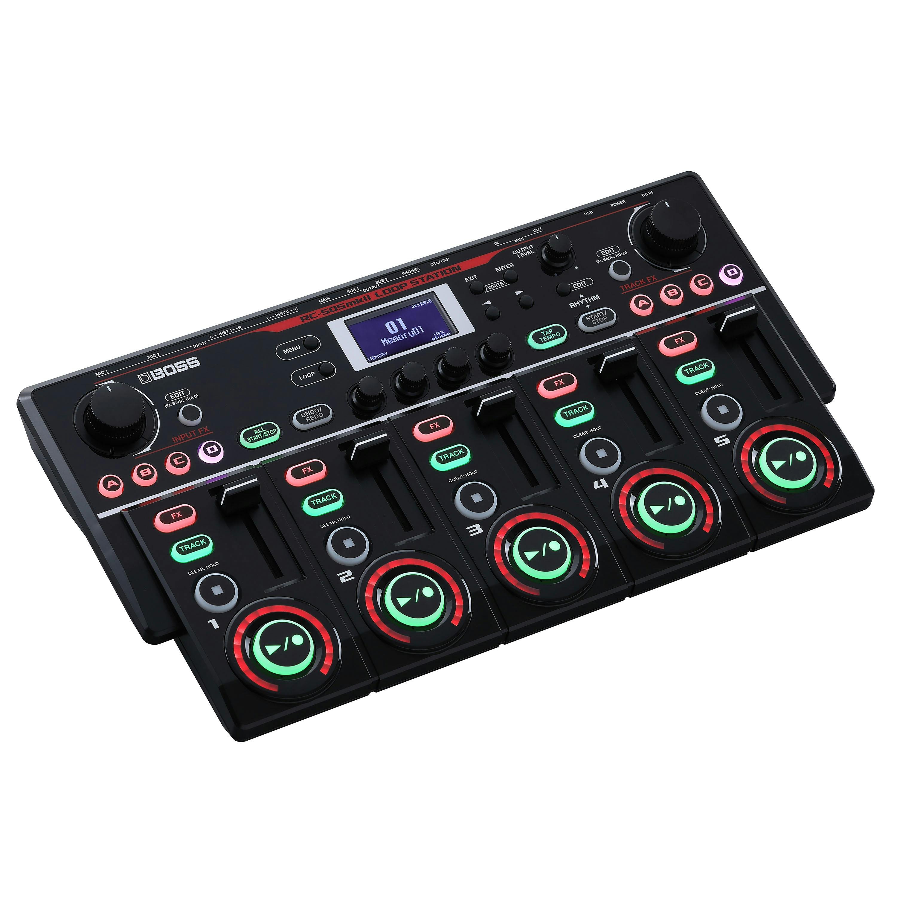 Boss RC-505MKII Flagship Tabletop Looper with 5 tracks & Mic Inputs - 457570-RC-505mkII_D.jpg