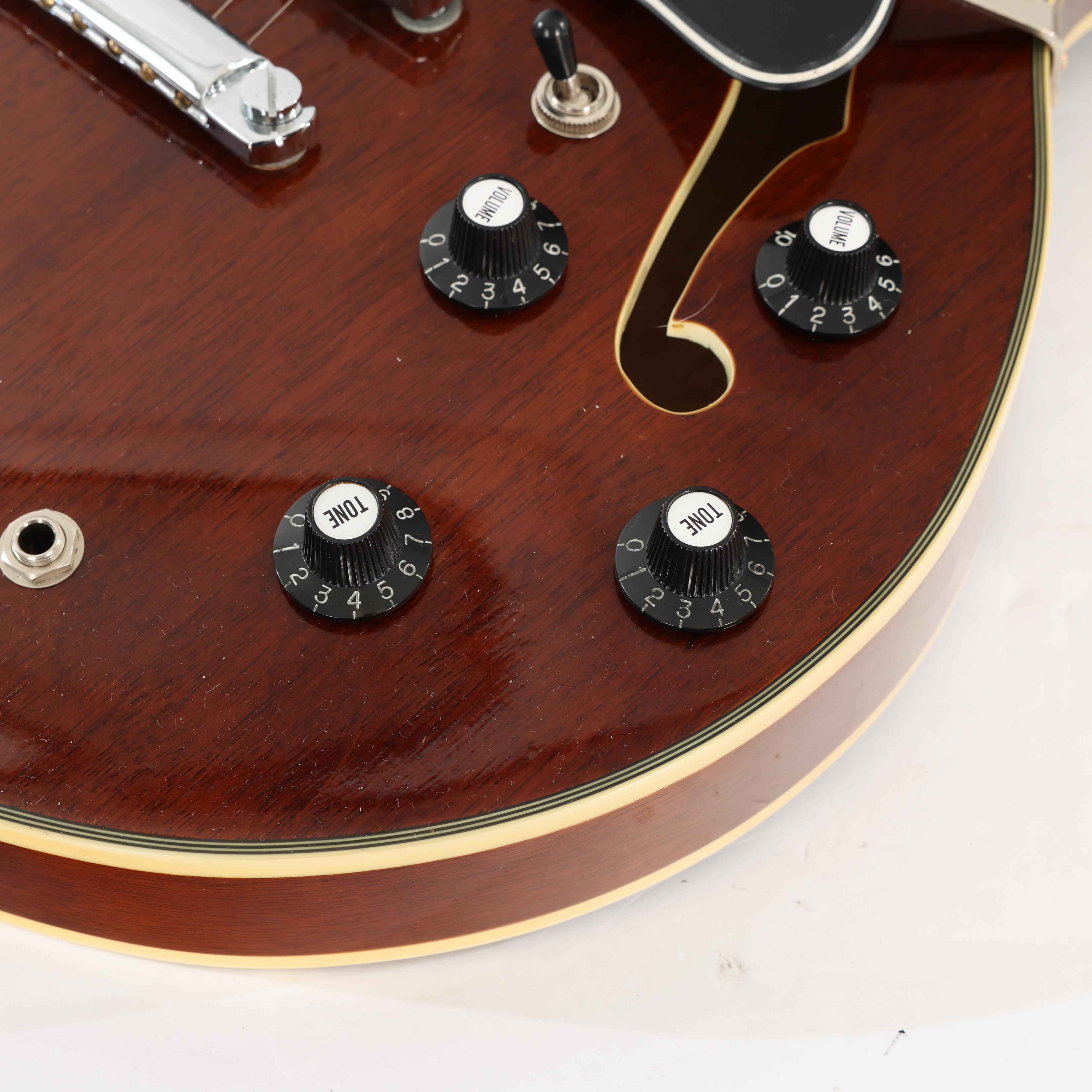 Second Hand Aria Pro II TA-40 Semi-Acoustic Guitar in Walnut Stain 761 - SH-141-4761 (7).jpg