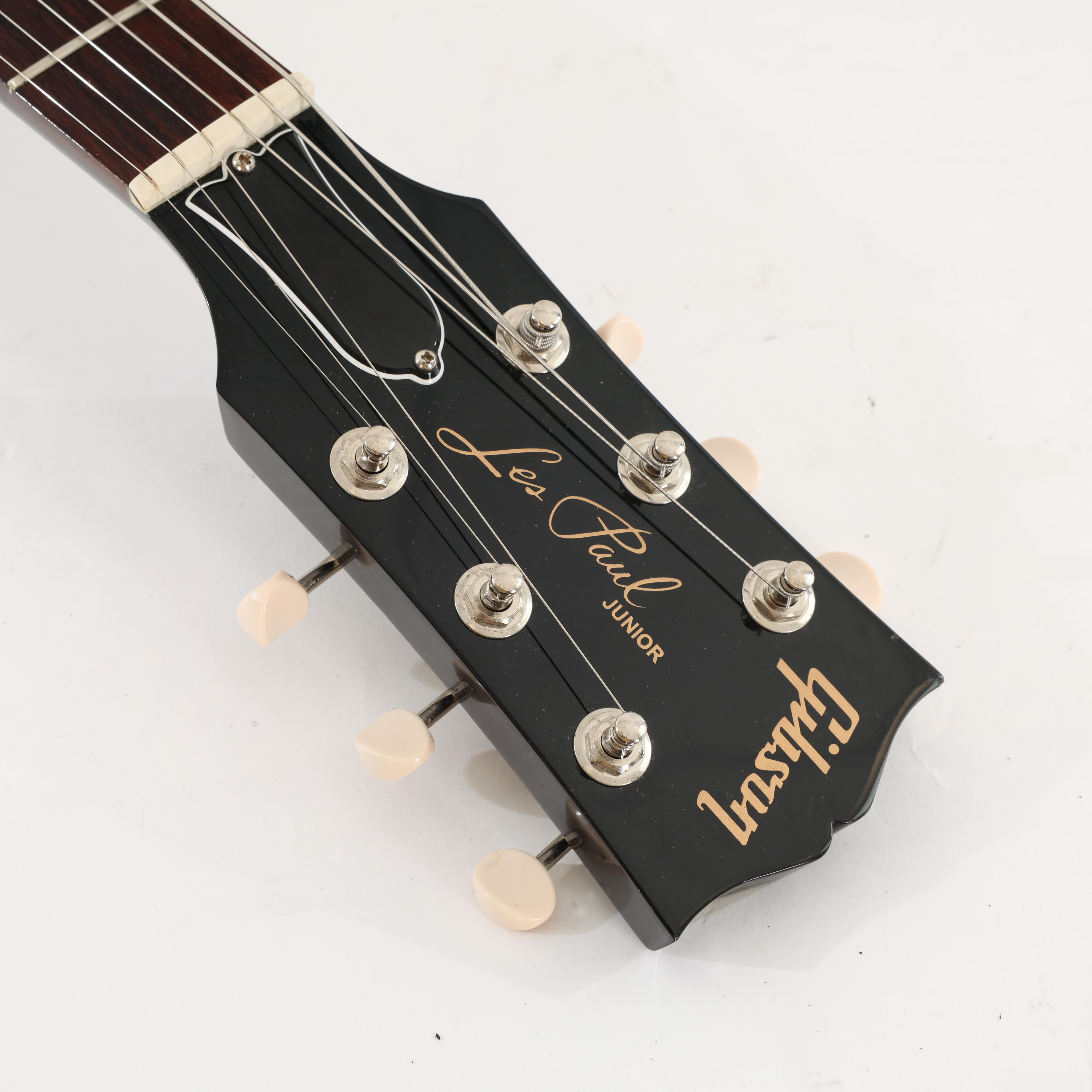 Second Hand Gibson USA Les Paul Junior Ebony With Hard Case 768 - SH-204-1768 (11).jpg