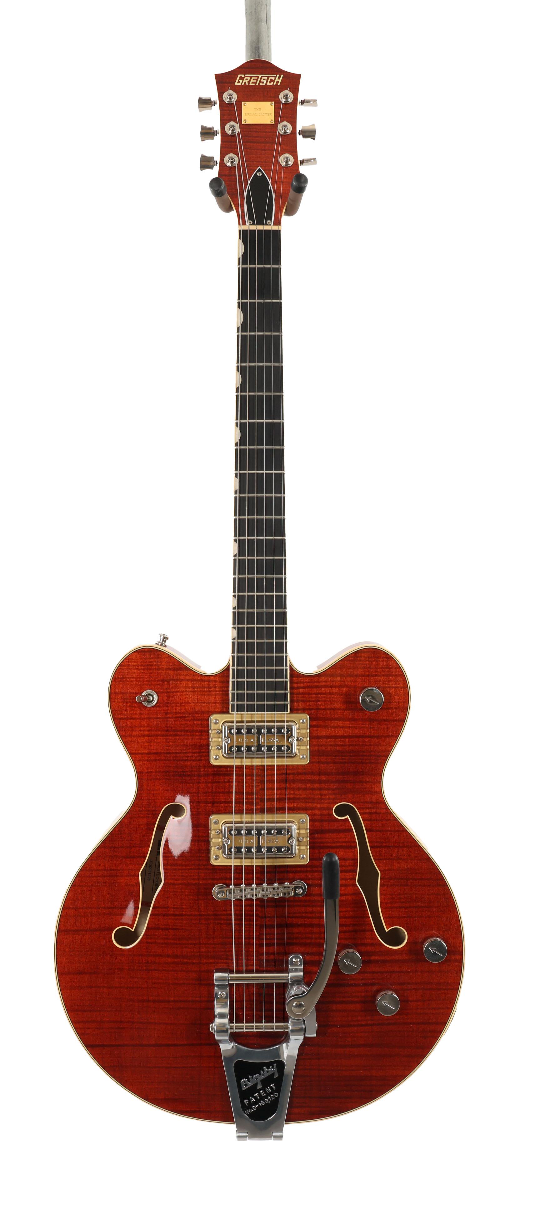 Second Hand Gretsch Broadkaster Flametop In Orange Stain #581 - SH-114-2581 (3).jpg