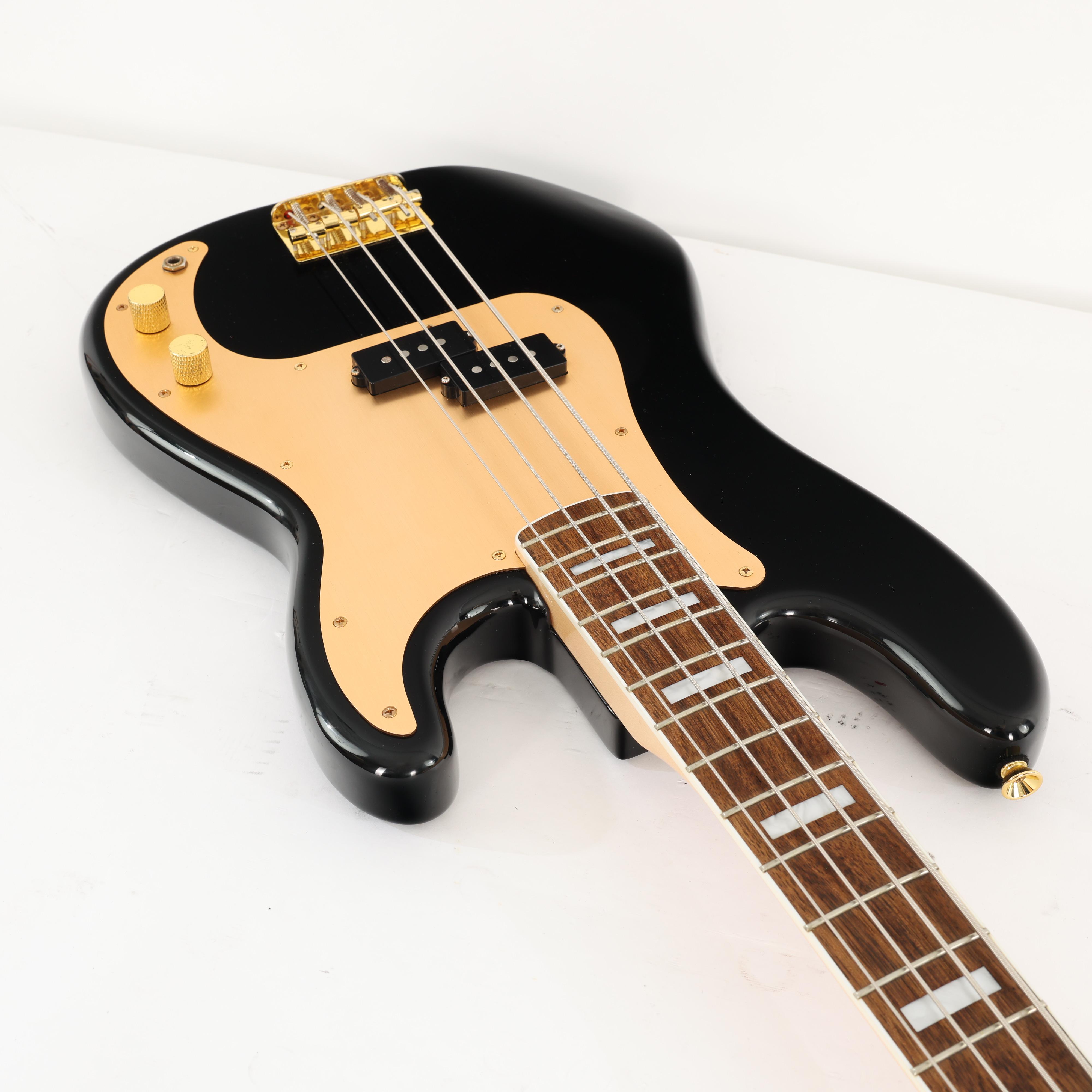 Second Hand Squier 40th Anniversary Classic Vibe Precision Bass Black 716 - SH-141-4716 (9).jpg