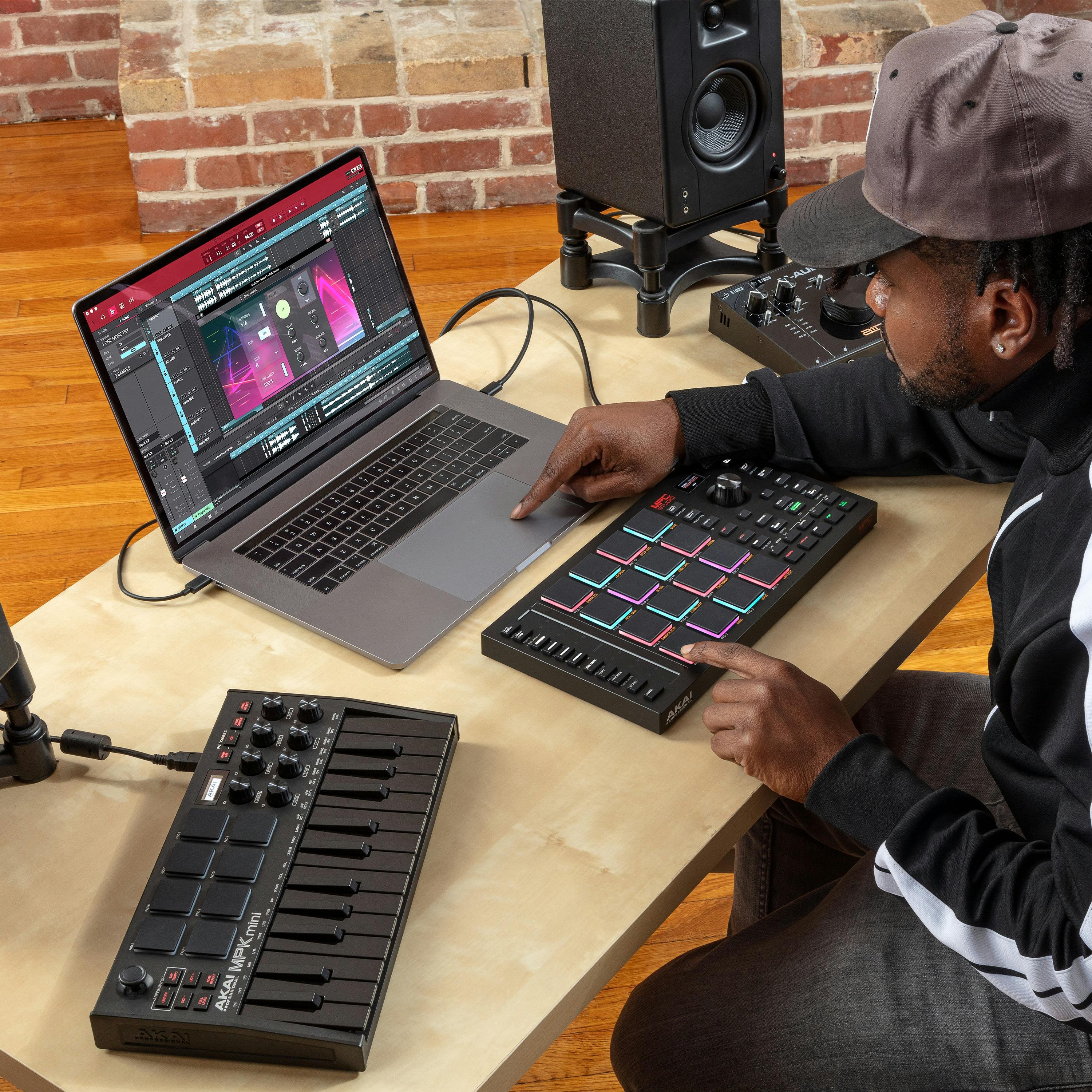 Akai MPC Studio Music Production MIDI Controller - 463992-MPC-Studio_Home-Setting_01.jpg
