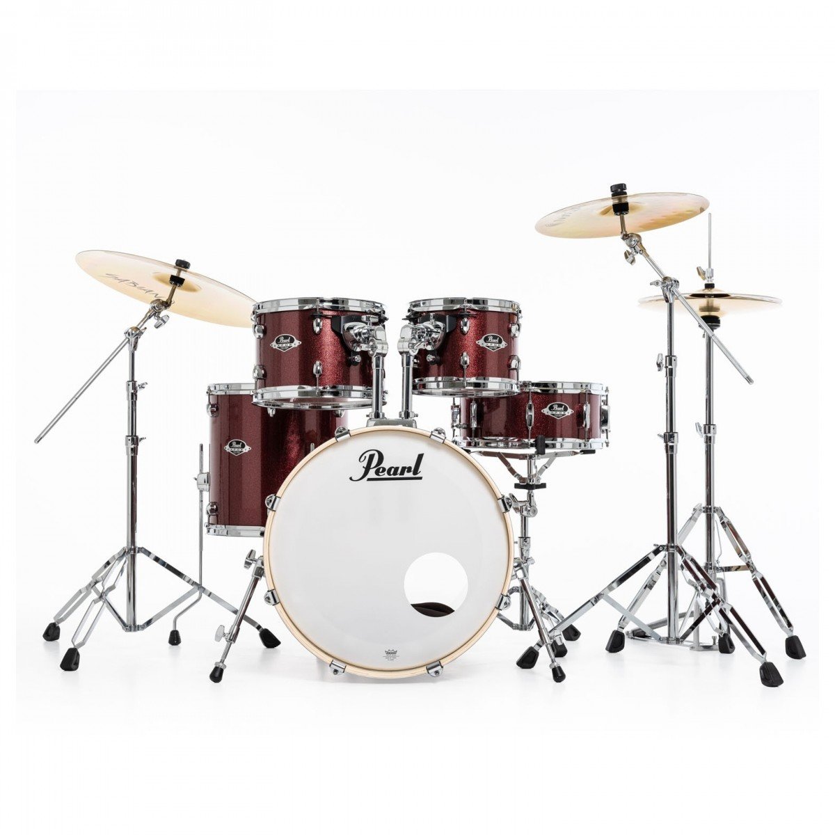 Pearl Export 22" Rock Fusion Drum Kit in Black Cherry Glitter  - EXX705NBRC704 1.jpg