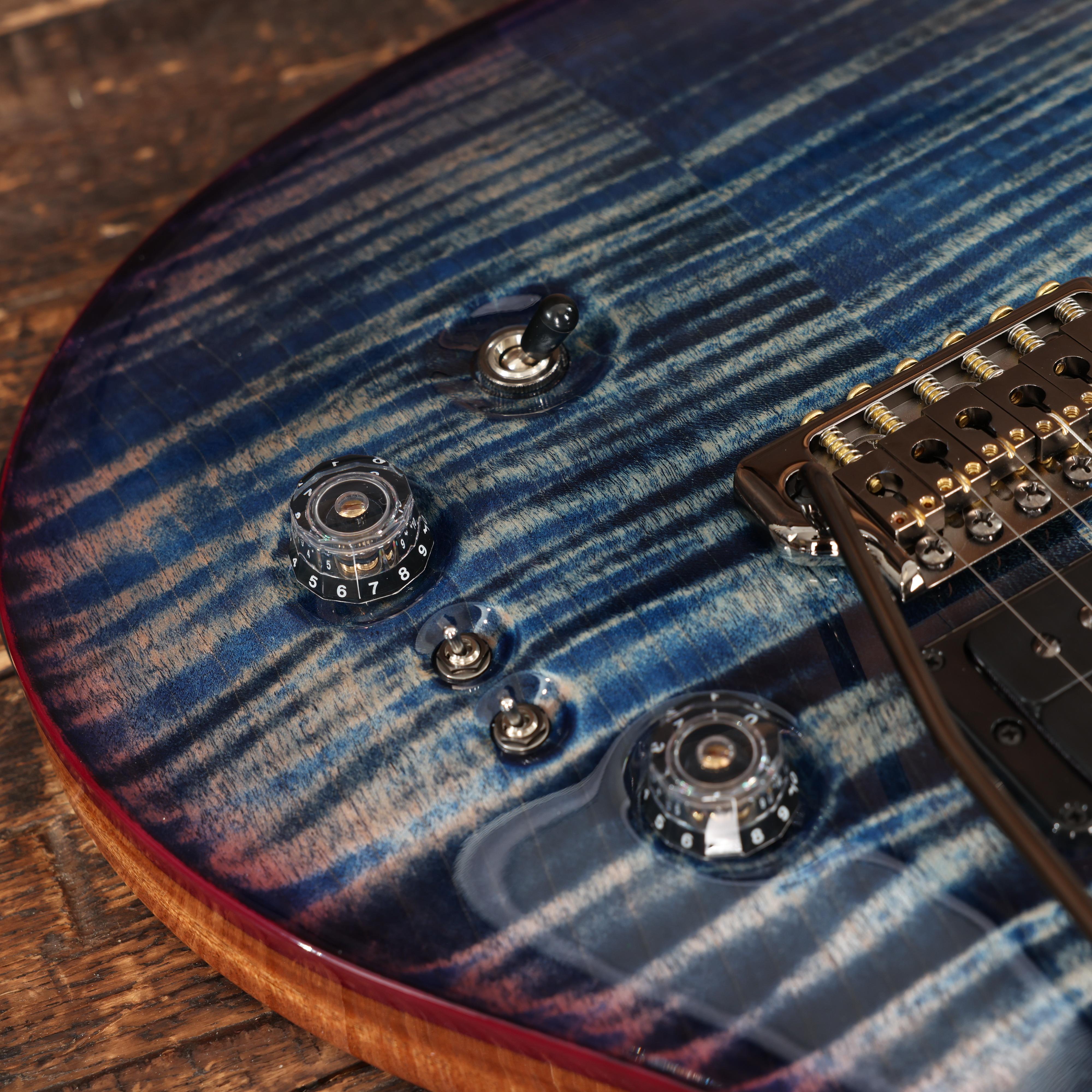 PRS Custom 24-08 Sprayer’s Choice 10 Top Electric Guitar in Blue with Red Edges - 0423697 (13).JPG