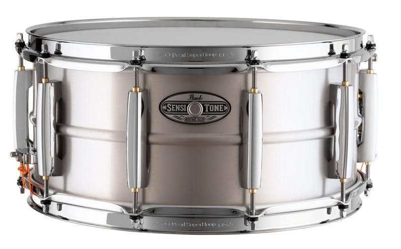 Pearl SensiTone Heritage 14x6.5 Aluminium Snare Drum - STH1465AL-STH1465AL_Front.jpg