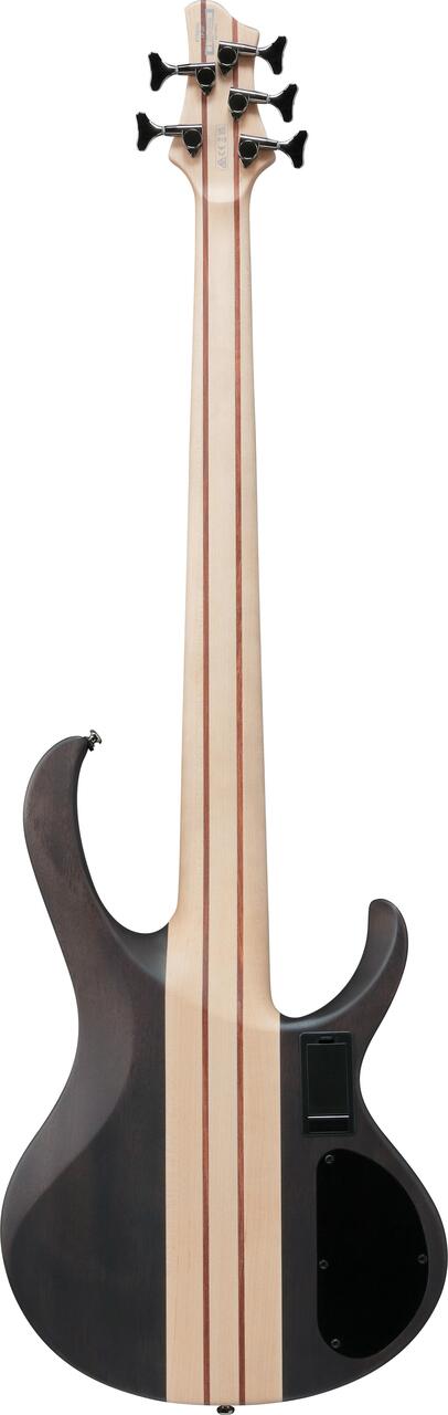 Ibanez BTB605L Left Handed 5 String Bass Guitar in Trans Gray flat - BTB605L-TGF-3.jpg
