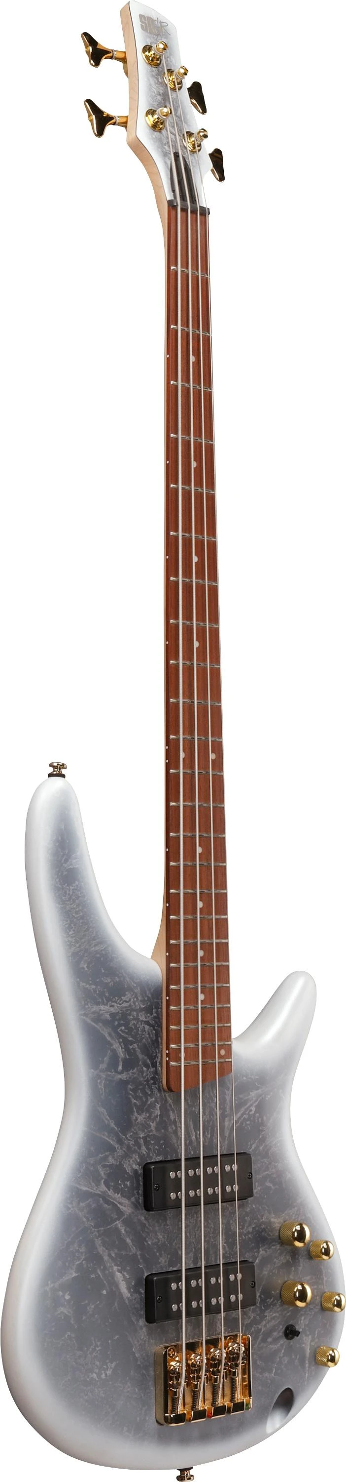 Ibanez SR300EDX 4 String Bass Guitar in Frozen Black Glacier Matte - SR300EDX_FBM_1P_04_E.jpg