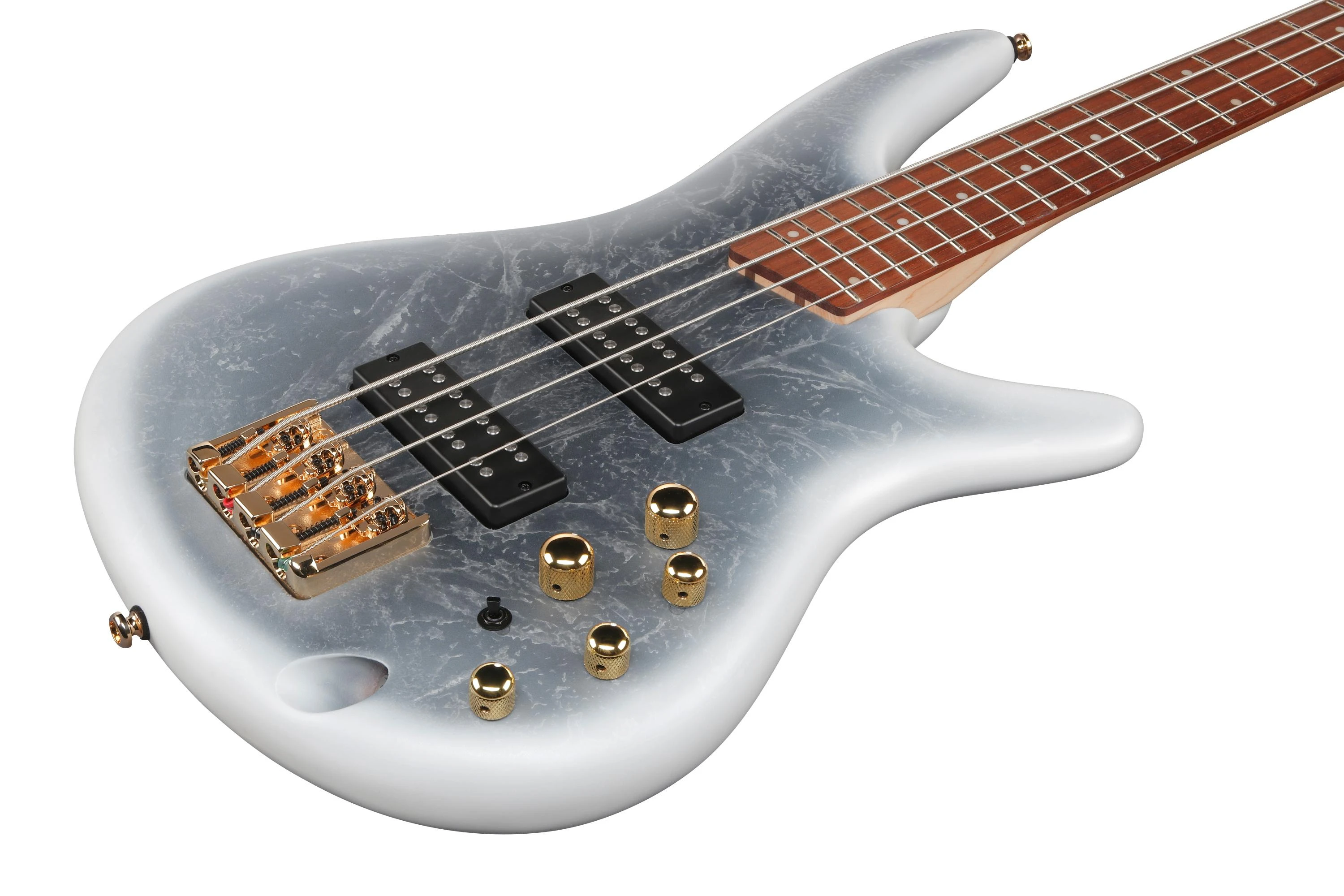 Ibanez SR300EDX 4 String Bass Guitar in Frozen Black Glacier Matte - SR300EDX_FBM_1P_04_H.jpg