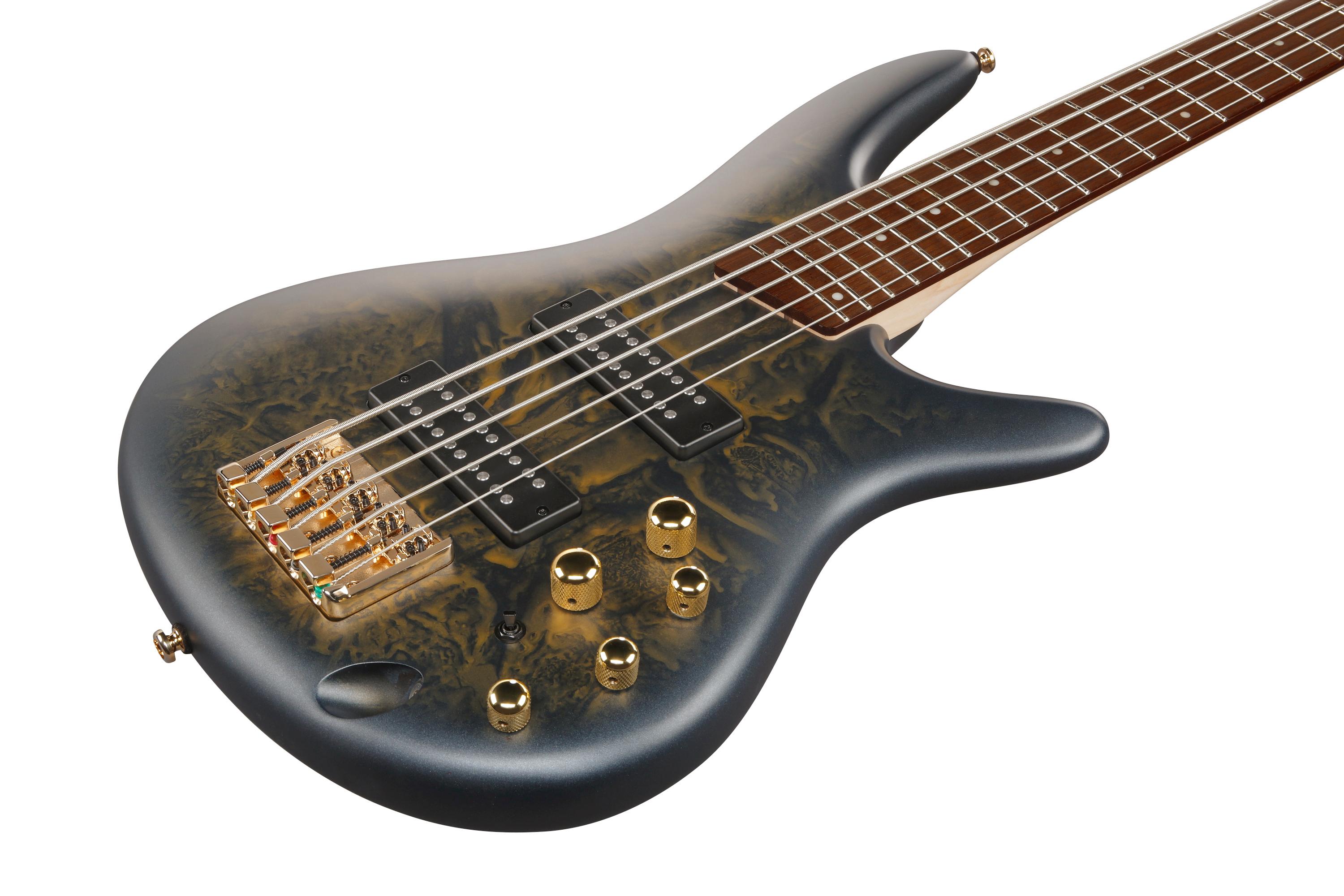 Ibanez SR305 アクティブ 5弦ベース 極細ネック Ibanez SR305EDX 5 String Bass Guitar in Frozen Gold Matte