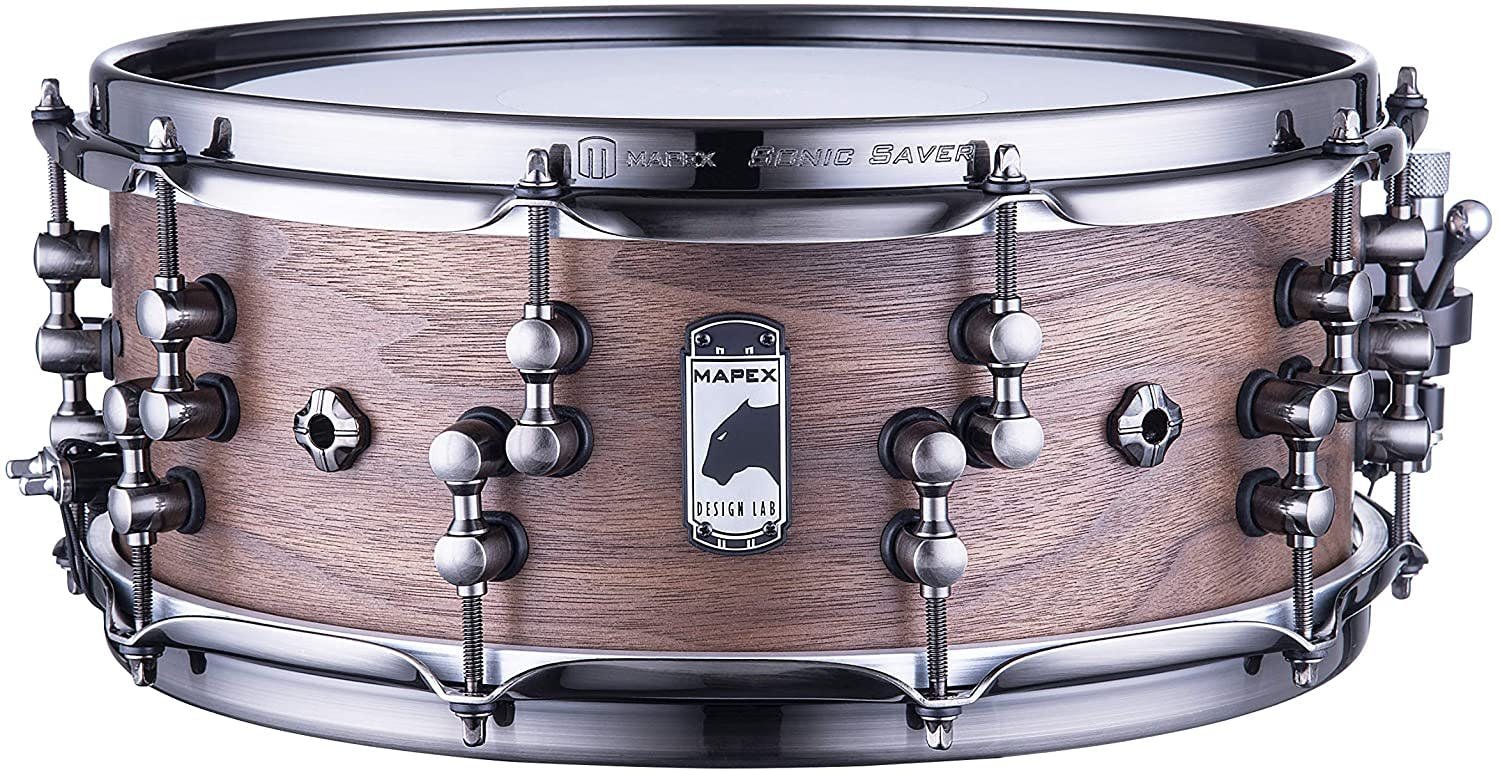 Mapex Machine Craig Blundell, Maple/Walnut Hybrid Shell, 14" x5.5" in Natural Walnut - 440847-1618578431856.jpg