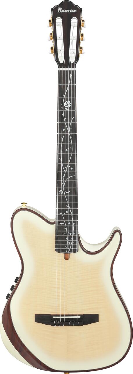 Ibanez TOD100FMN Tim Henson Tree of Death Thinline Acoustic Guitar in Toasted Marshmallow Matte - TOD100FMN_TMM_1X_01_A.jpg