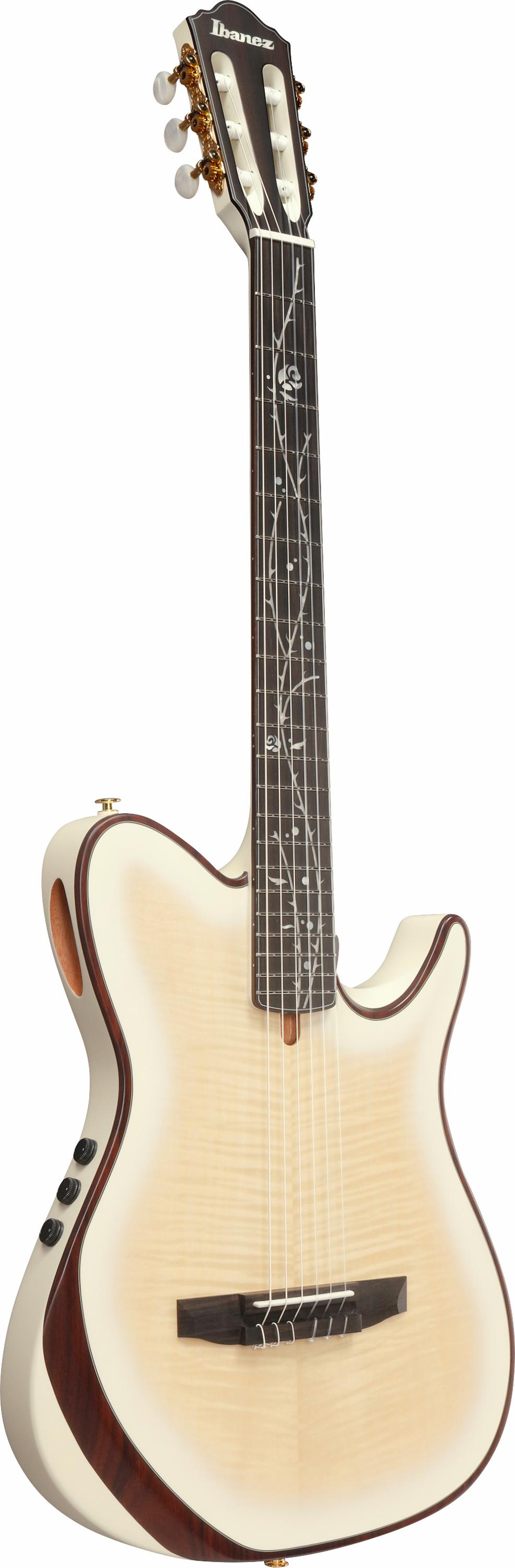 Ibanez TOD100FMN Tim Henson Tree of Death Thinline Acoustic Guitar in Toasted Marshmallow Matte - TOD100FMN_TMM_1X_01_E.jpg