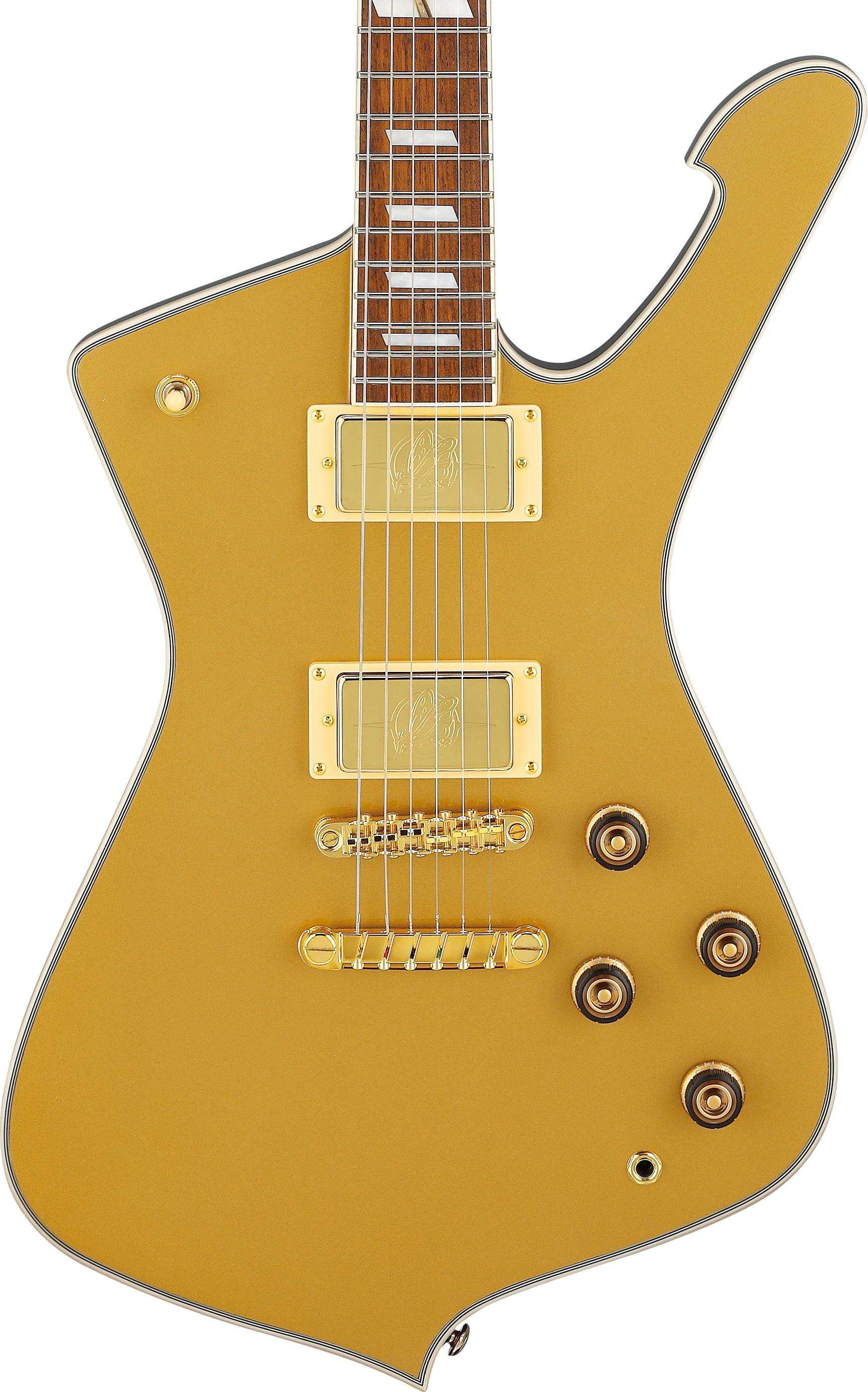 Ibanez IC420 Iceman Electric Guitar in Gold - IC420_GD_4L_02_F.jpg