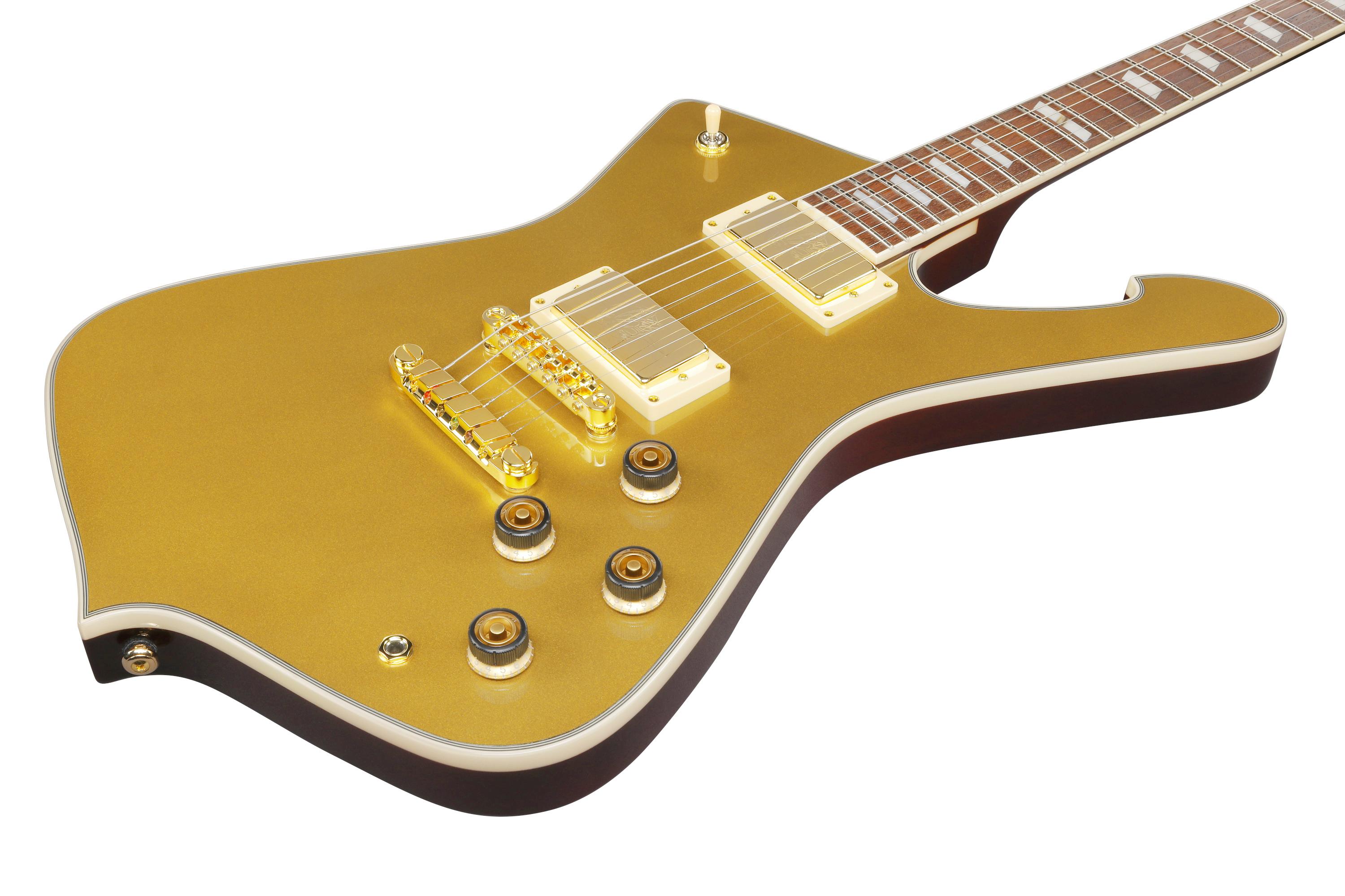 Ibanez IC420 Iceman Electric Guitar in Gold - IC420_GD_4L_02_H.jpg
