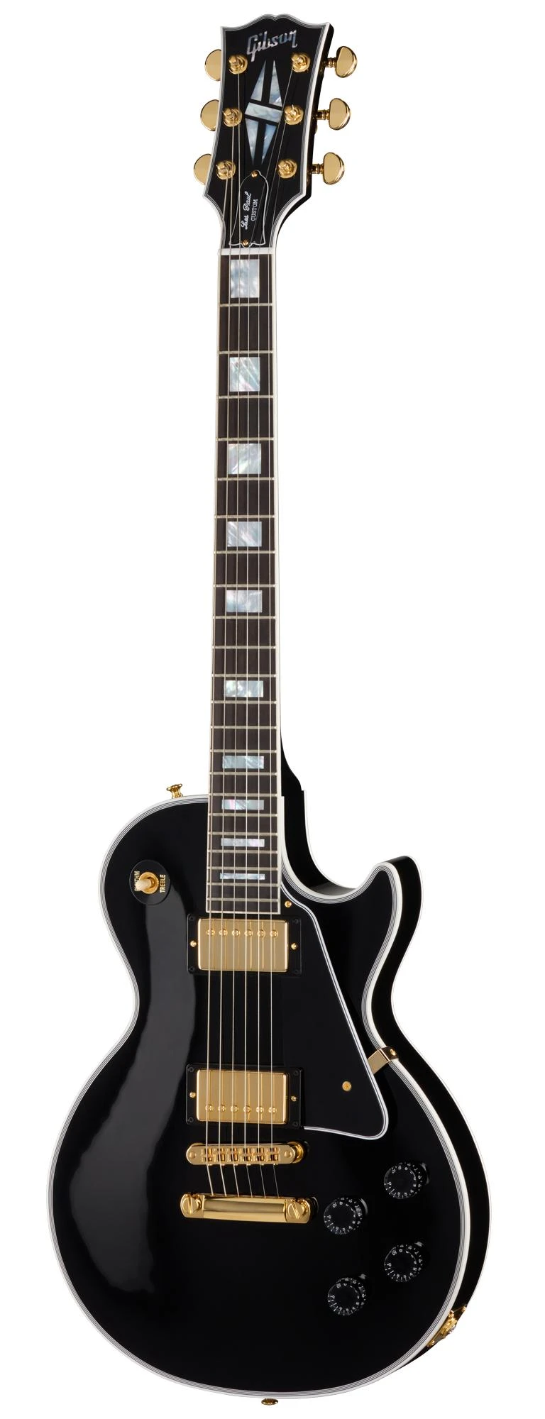 Gibson Custom Shop Les Paul Custom Long Scale in Ebony - LPCLS-EBGH1E_LPC25.5-EXP02_3_Front.jpg