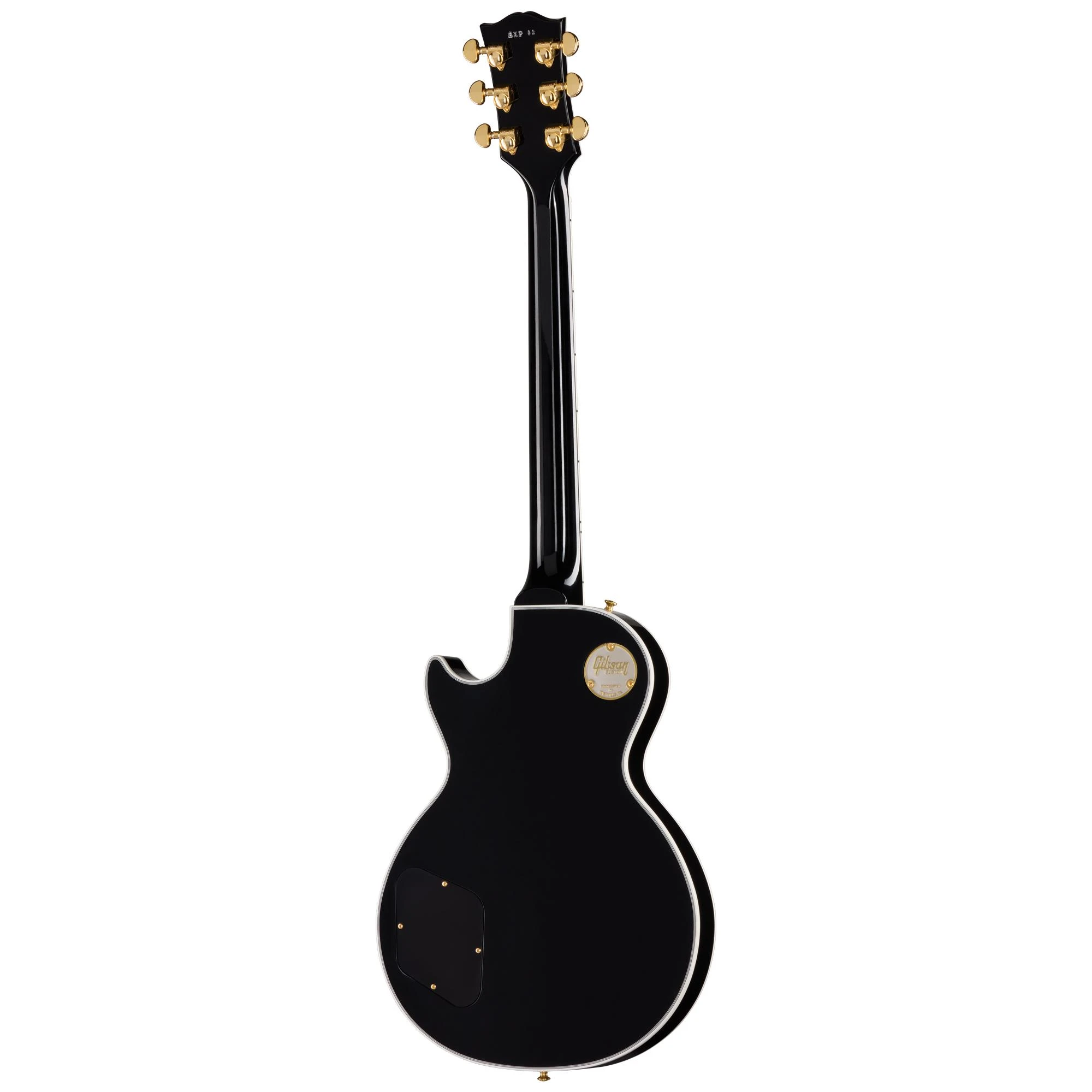 Gibson Custom Shop Les Paul Custom Long Scale in Ebony - LPCLS-EBGH1E_LPC25.5-EXP02_4_Back.jpg