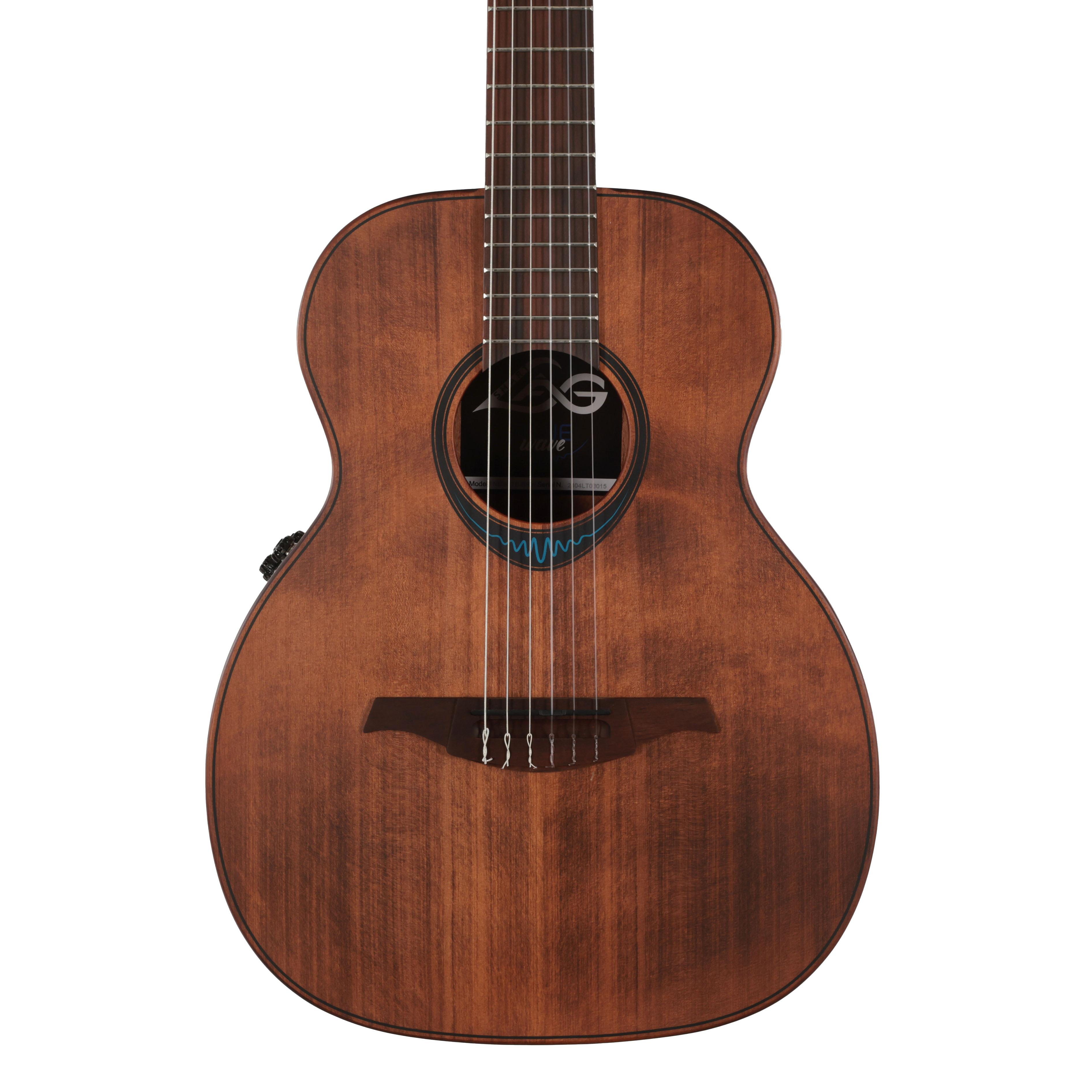 Second Hand Lag BlueWave 1 TNBW1TE-BRW Nylon Travel Electro Smart Guitar 926 - SH-130-0926 (2).jpg