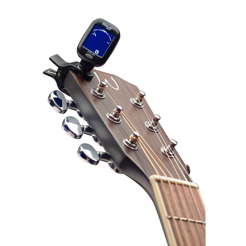 Stagg CTU-1 Chromatic Clip-On Tuner - Stagg CTU-1 Black automatic chromatic clip-on tuner 2.jpg
