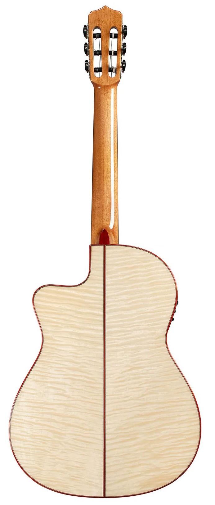 Cordoba Fusion 12 Classical Electro Acoustic in White Sands - CFUCROSWSX 3.jpg