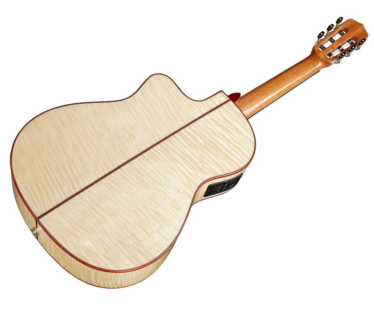 Cordoba Fusion 12 Classical Electro Acoustic in White Sands - CFUCROSWSX 5.jpg