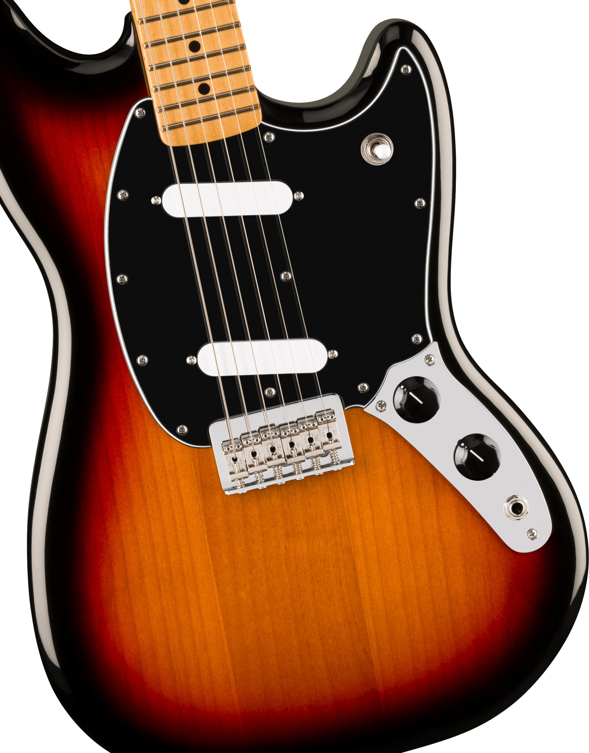 B Stock : Fender Player II Mustang Maple Fingerboard 3-Color Sunburst - 001 - 0140462500_fen_ins_fbd_1_nr.jpg
