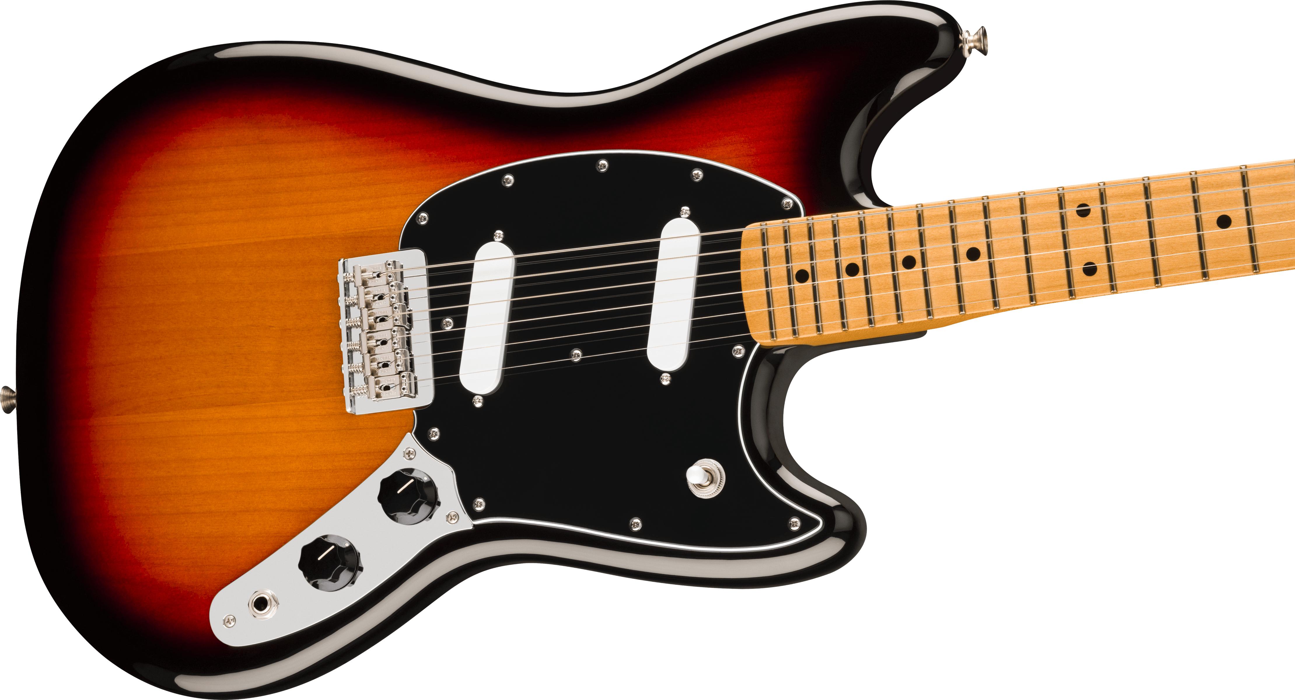 B Stock : Fender Player II Mustang Maple Fingerboard 3-Color Sunburst - 001 - 0140462500_fen_ins_cbr_1_nr.jpg
