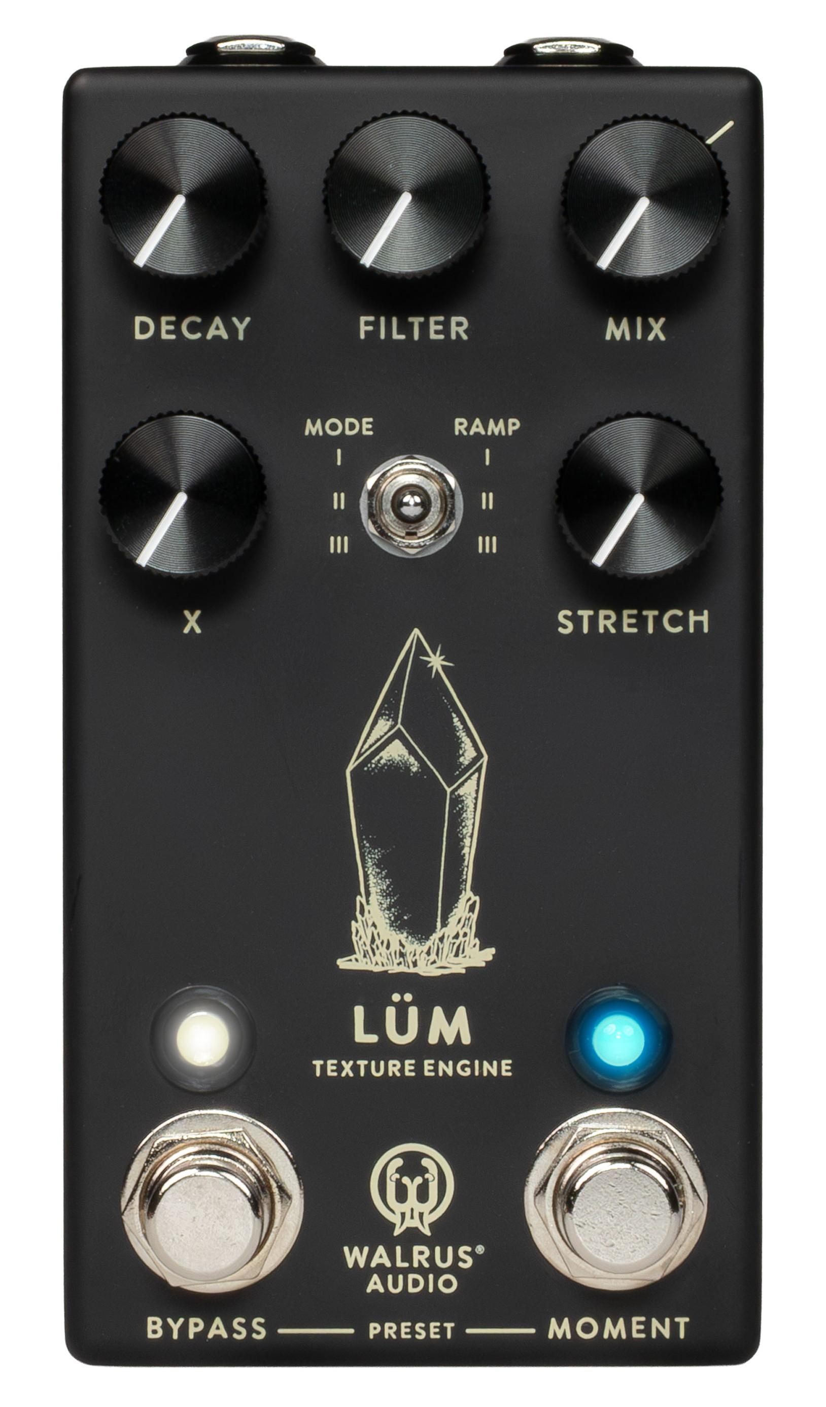 Walrus Audio Lum Texture Engine Reverb Pedal in Black - Andertons