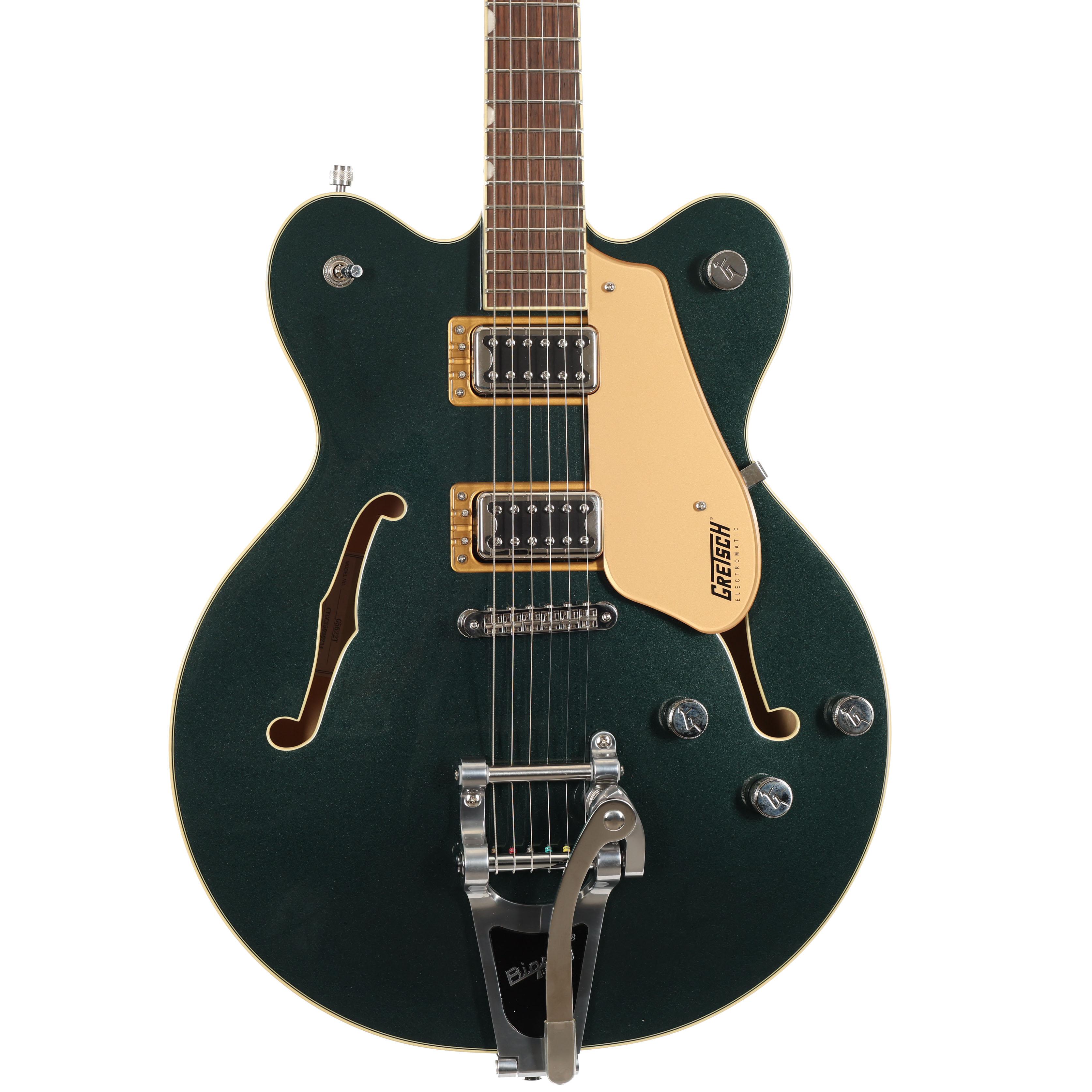 Second Hand Gretsch Electromatic G5622T Center Block Bigsby in Cadillac Green 599 - SH-241-6599 (1).jpg